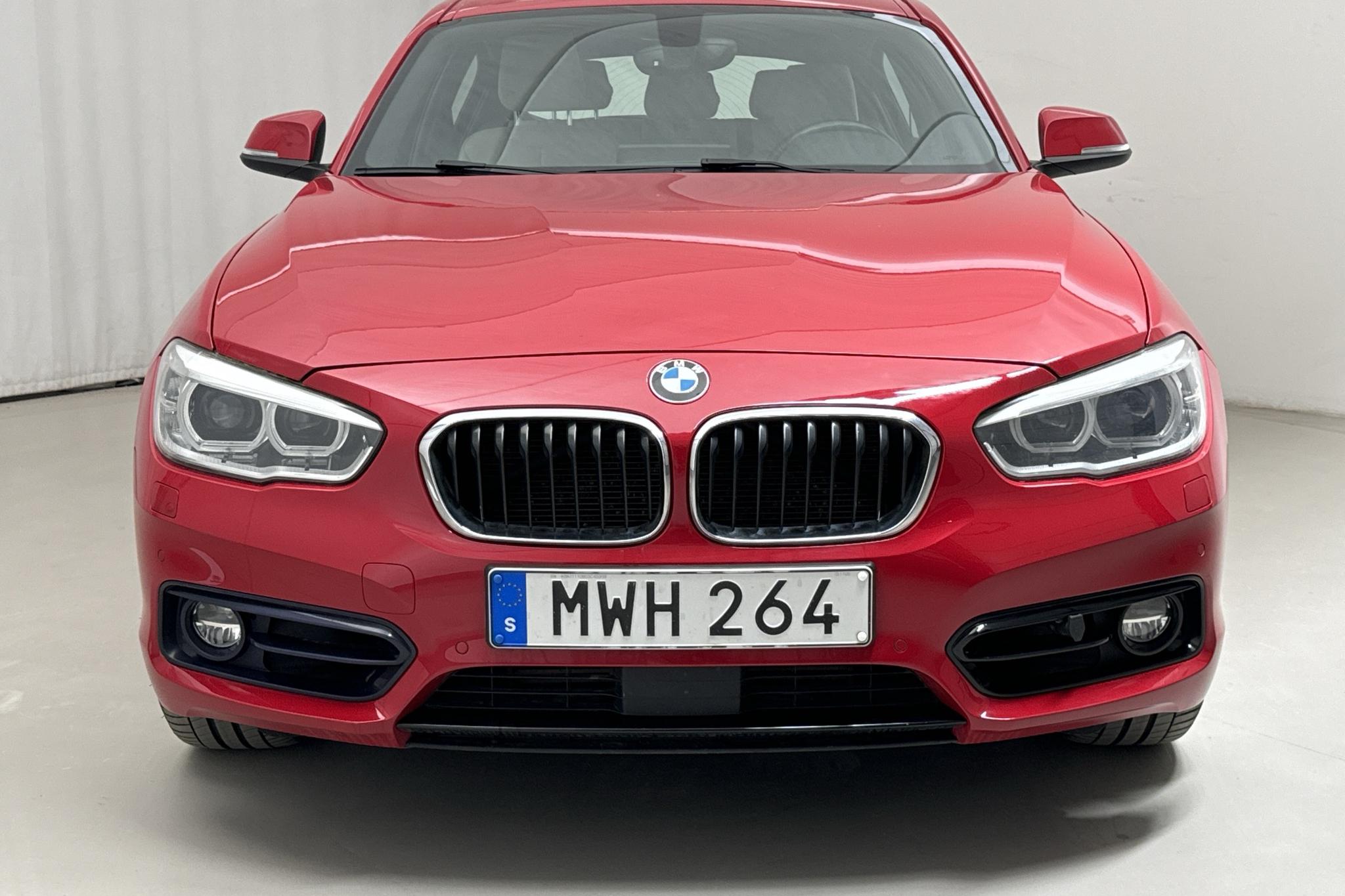 BMW 120d xDrive 5dr, F20 (190hk) - 119 120 km - Automatyczna - czerwony - 2016