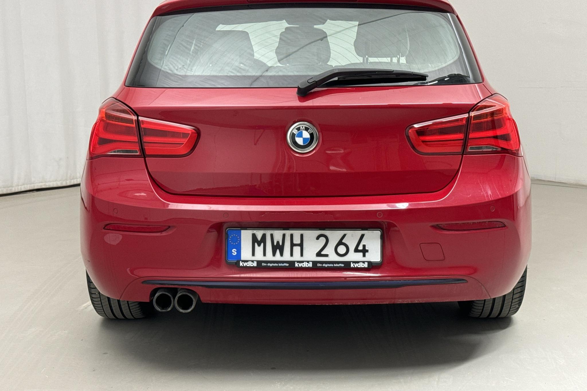 BMW 120d xDrive 5dr, F20 (190hk) - 119 120 km - Automatyczna - czerwony - 2016