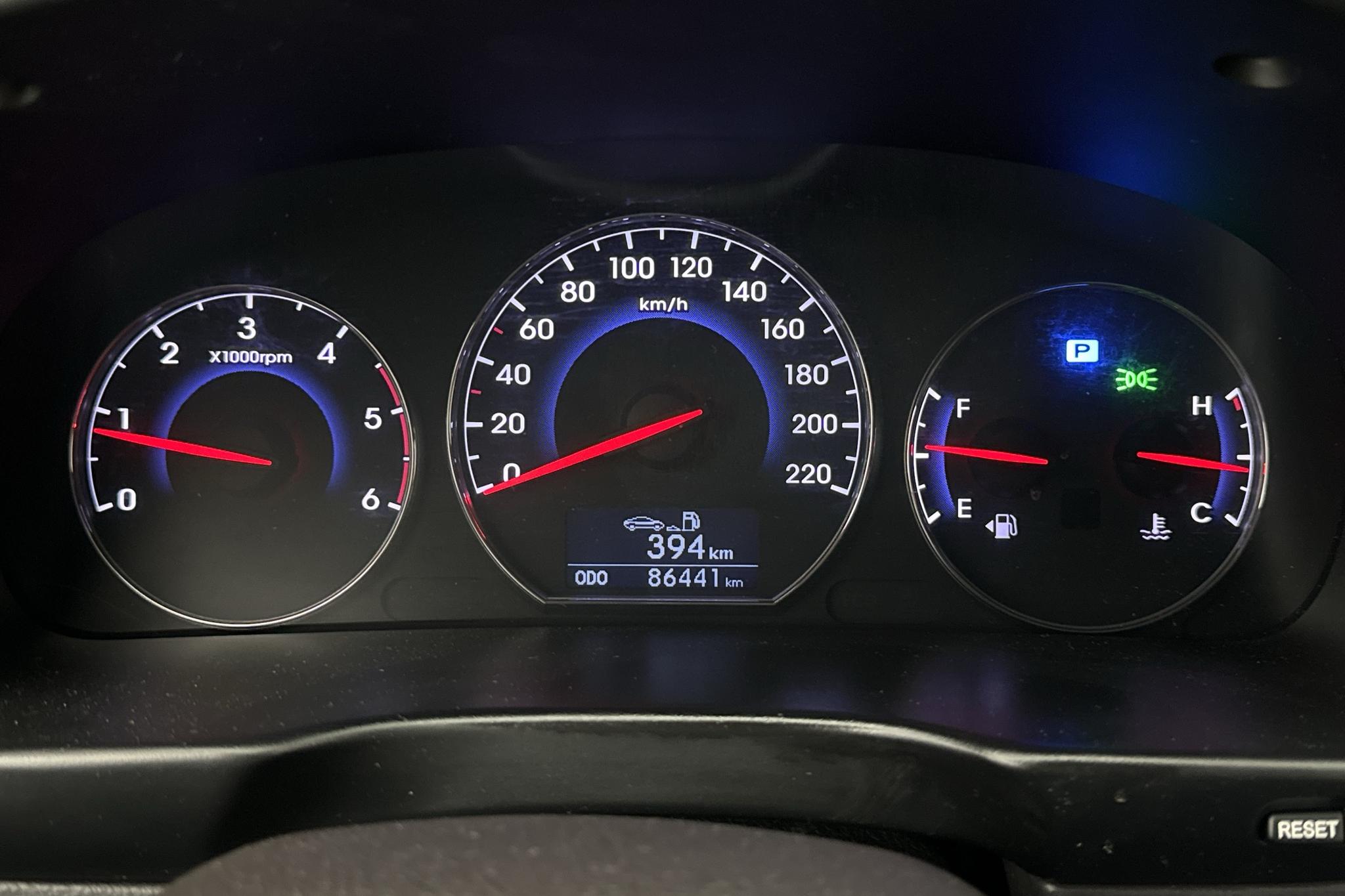 Hyundai Santa Fé 2.2 CRDi-R (197hk) - 86 440 km - Automatyczna - Dark Red - 2012