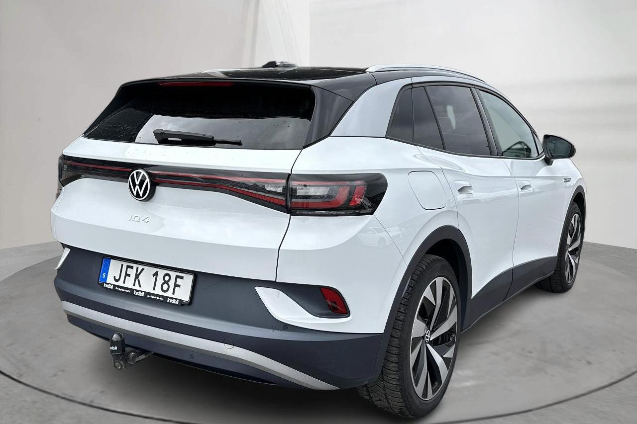 VW ID.4 77kWh (204hk) - 81 900 km - Automatic - white - 2021