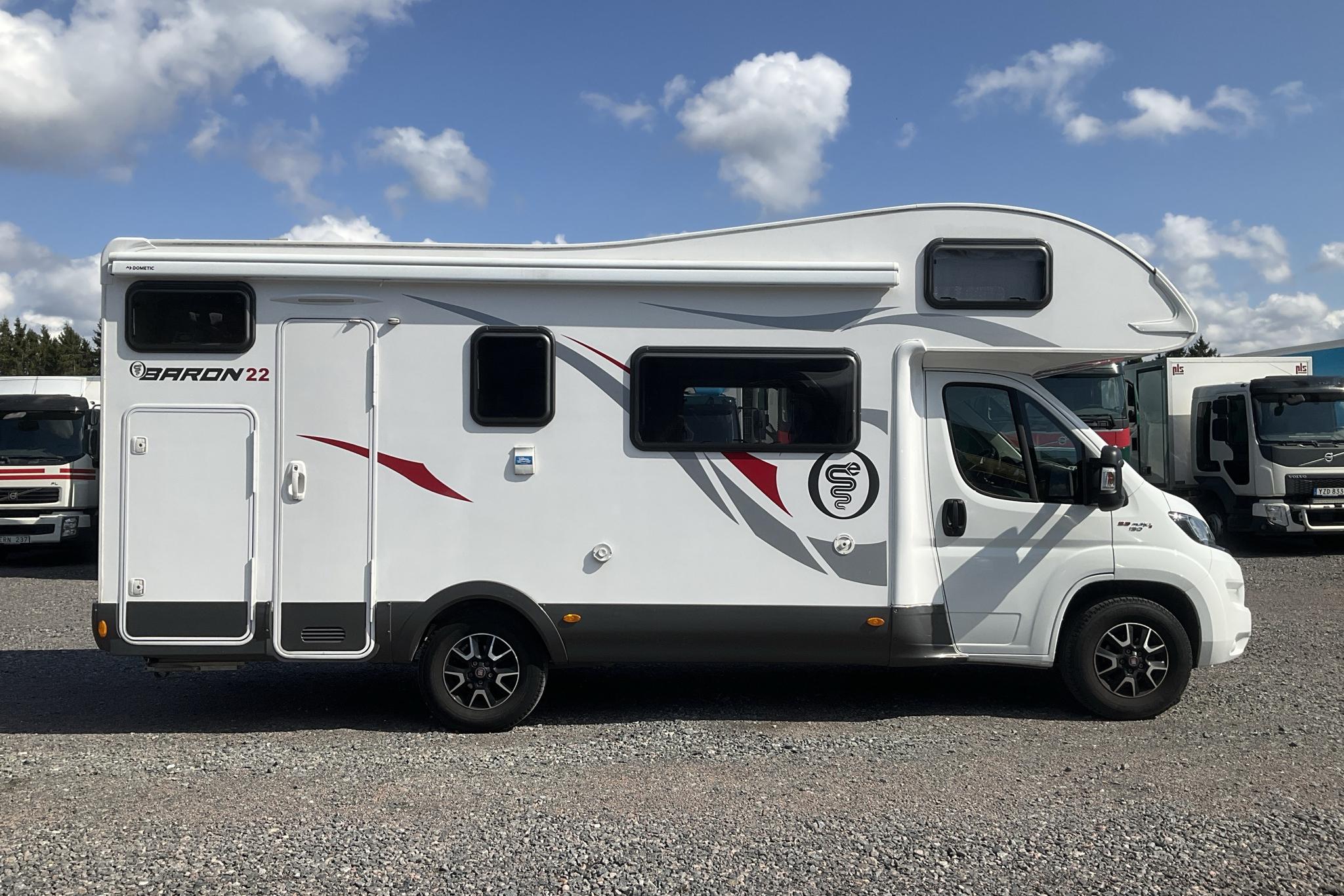 FIAT elnagh BARON 22 Husbil - 23 770 km - Käsitsi - valge - 2018