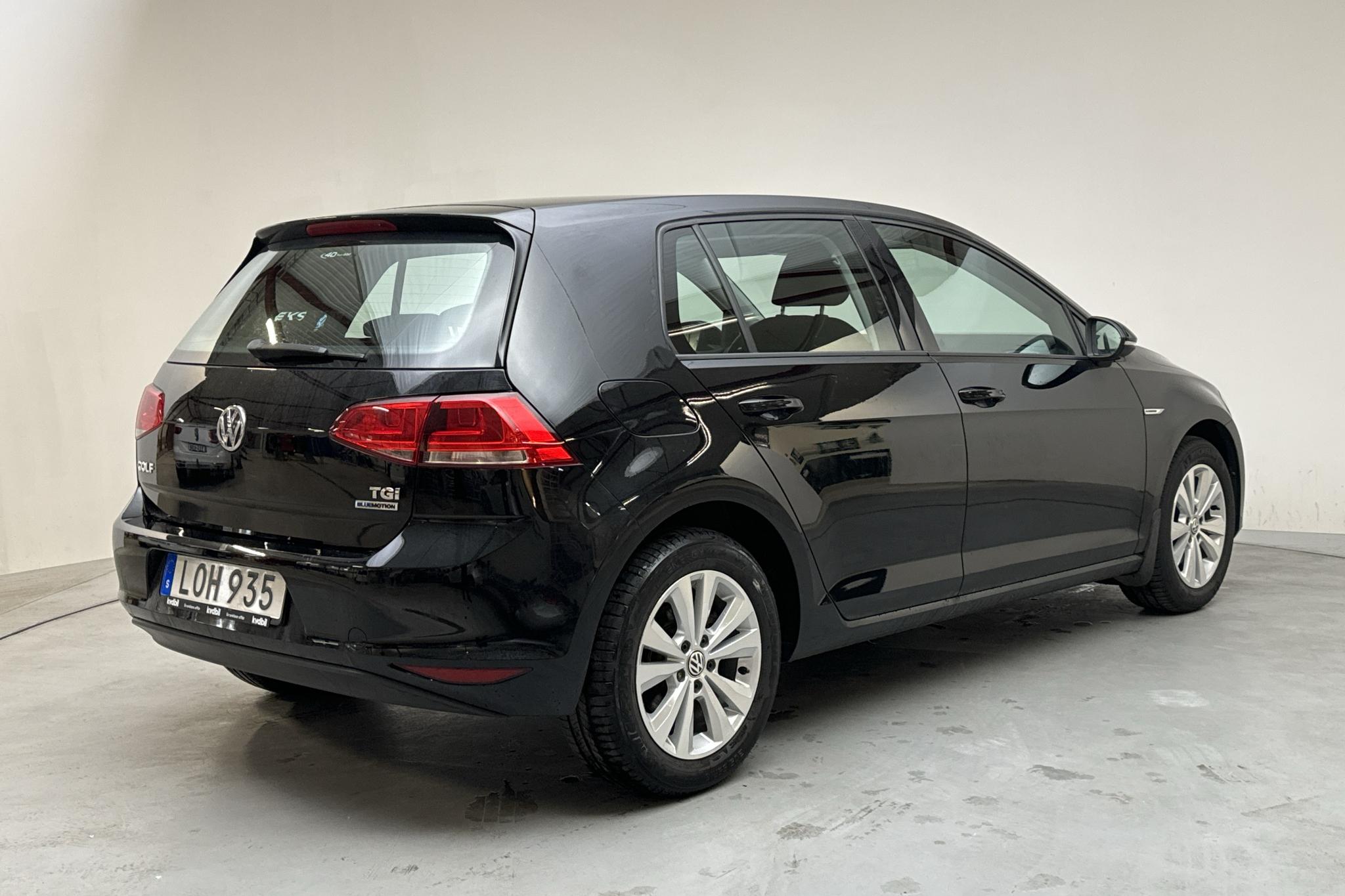 VW Golf VII 1.4 TGI 5dr (110hk) - 54 530 km - Manual - black - 2015