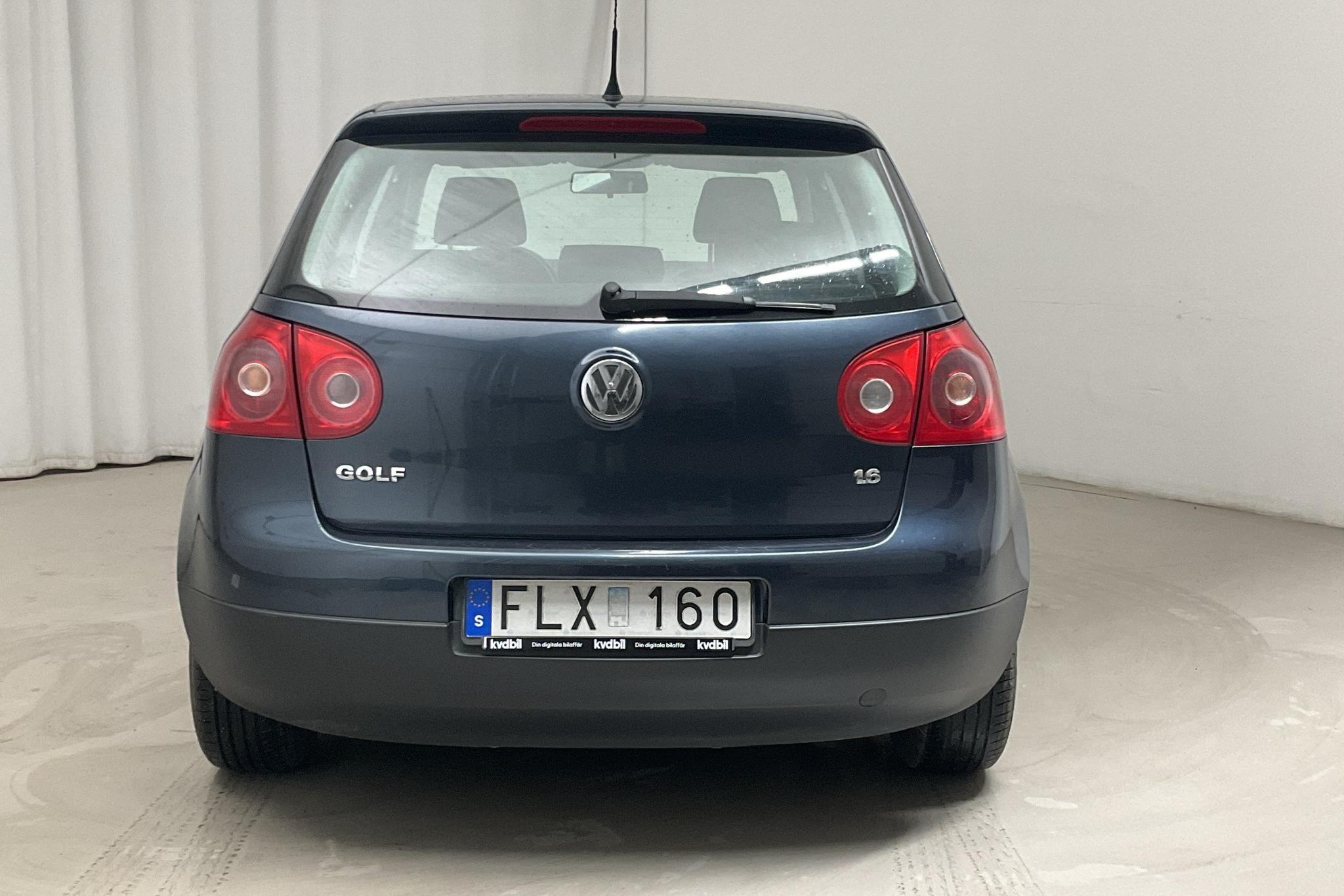 VW Golf A5 1.6 5dr (102hk) - 138 750 km - Manuaalinen - Dark Blue - 2007