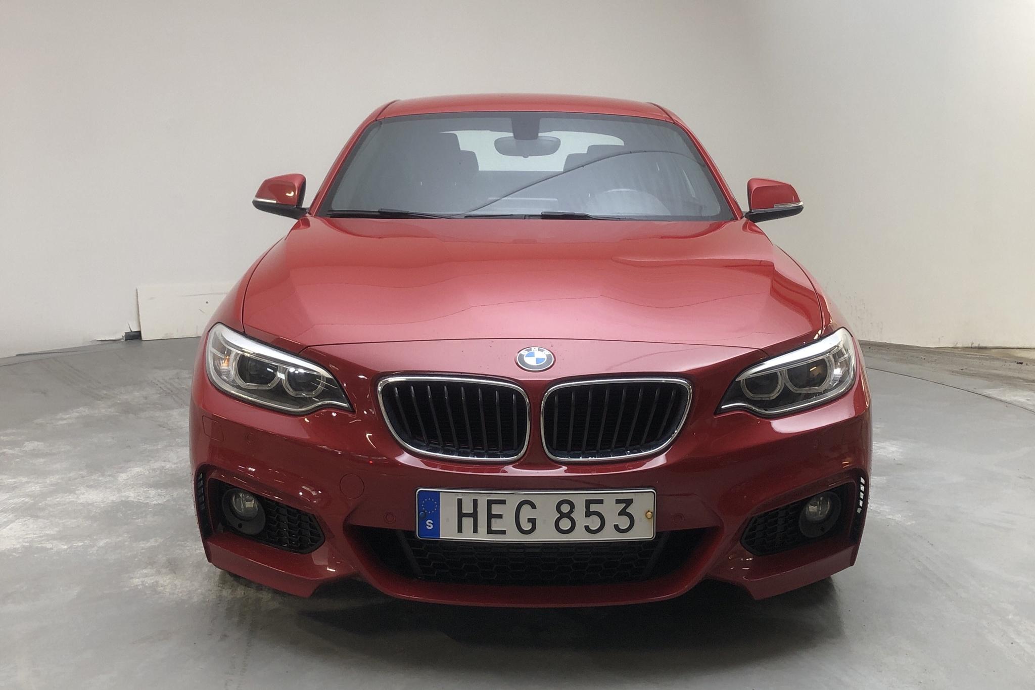BMW 220d Coupé, F22 (190hk) - 123 770 km - Automaatne - punane - 2017