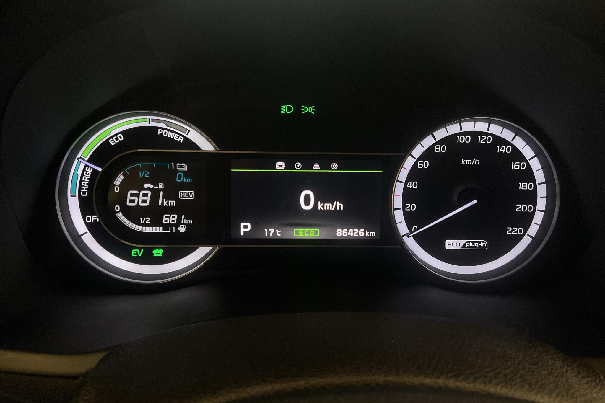 KIA Niro Plug-in Hybrid 1.6 (141hk) - 86 420 km - Automatyczna - czarny - 2018