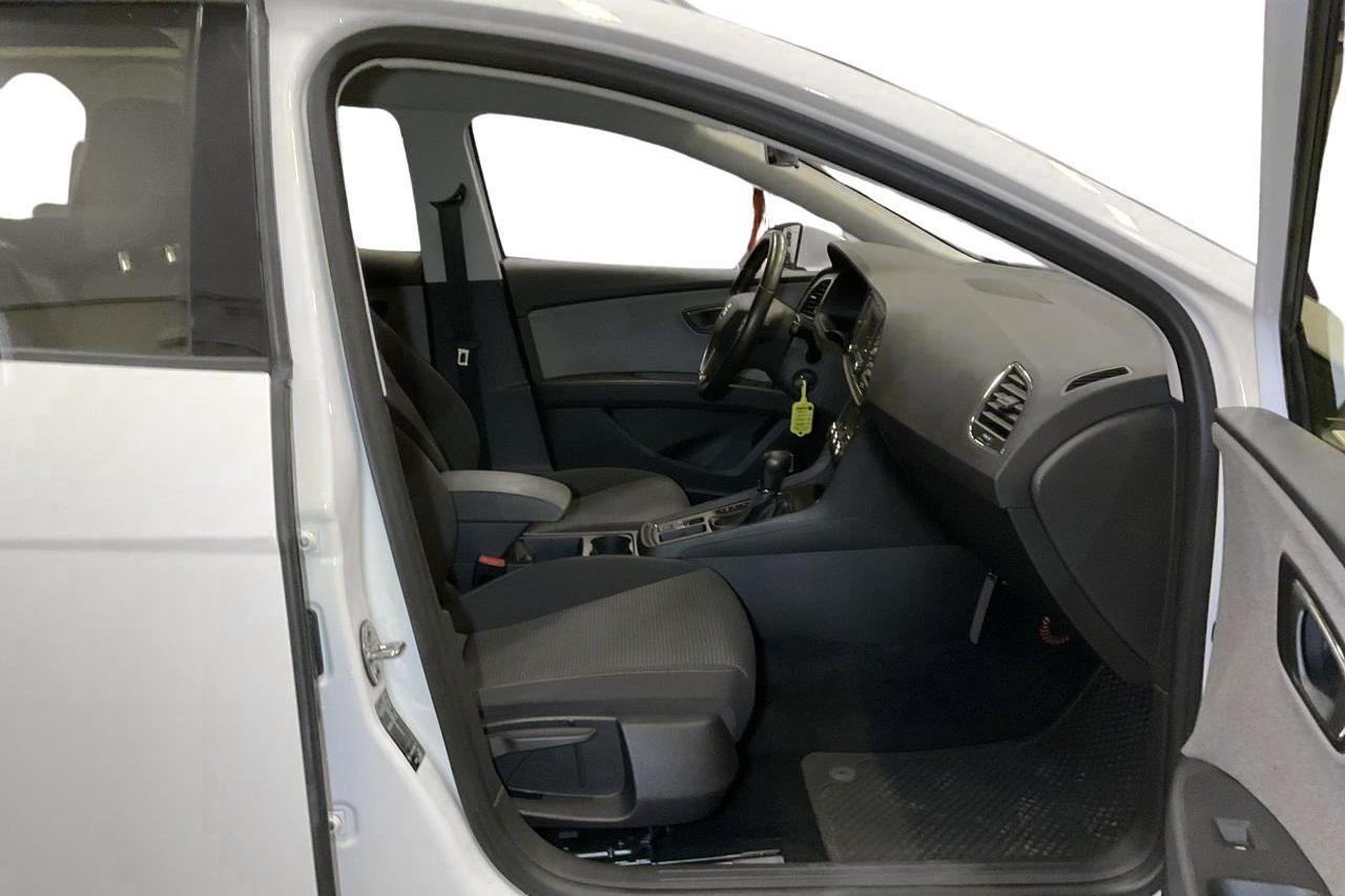 Seat Leon 1.5 TGI ST (130hk) - 95 120 km - Automatyczna - biały - 2019