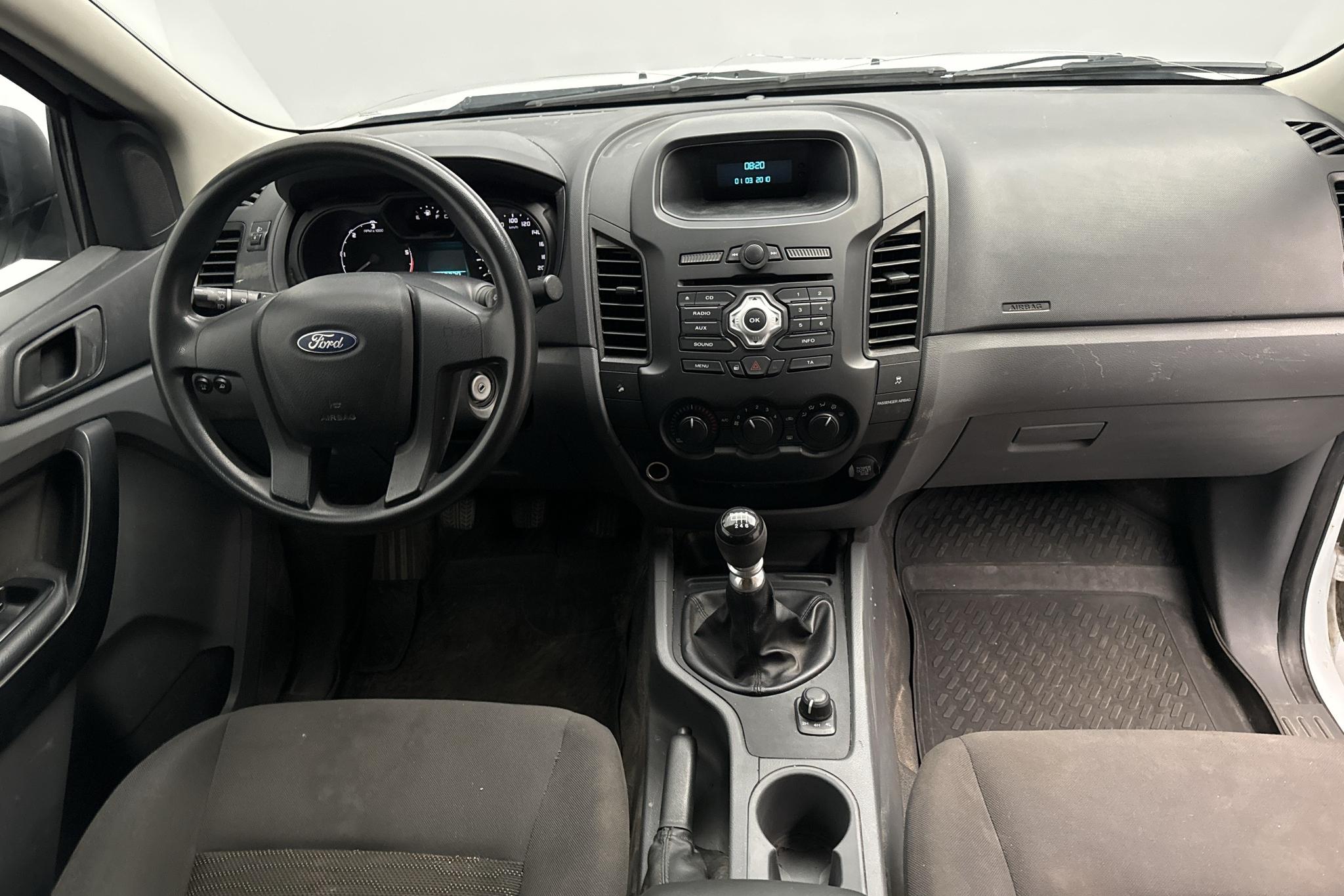 Ford Ranger 2.2 TDCi 4WD (150hk) - 133 770 km - Käsitsi - valge - 2014