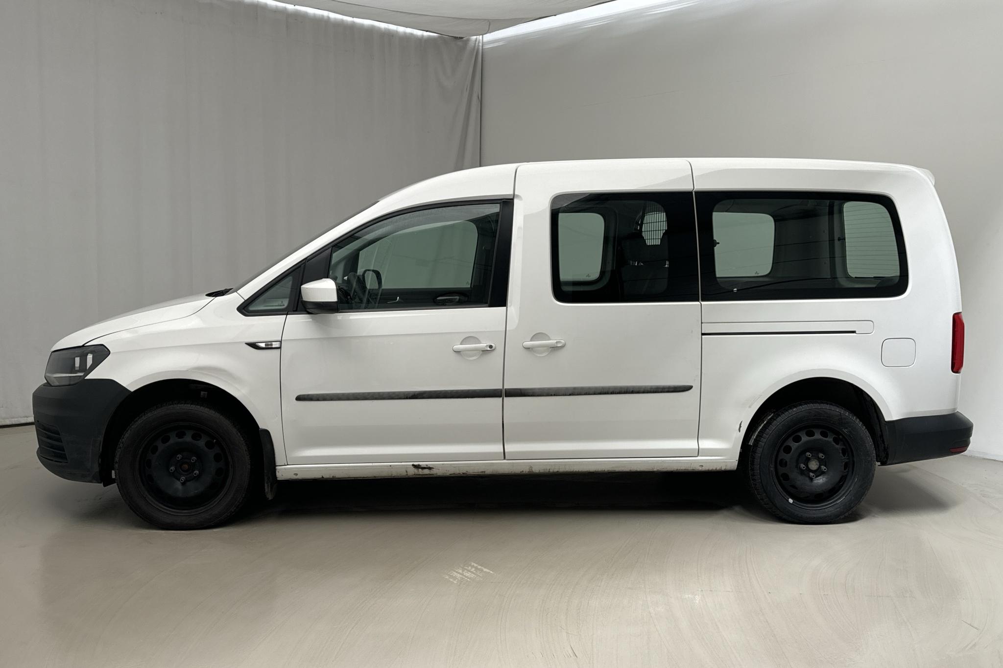 VW Caddy Life Maxi 1.4 TGI (110hk) - 11 588 mil - Automat - vit - 2018