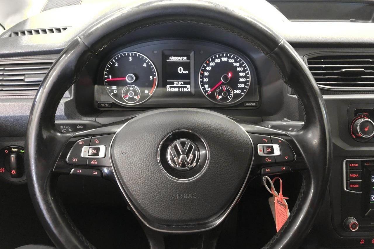 VW Caddy 2.0 TDI Skåp 4MOTION (150hk) - 16 436 mil - Automat - vit - 2016