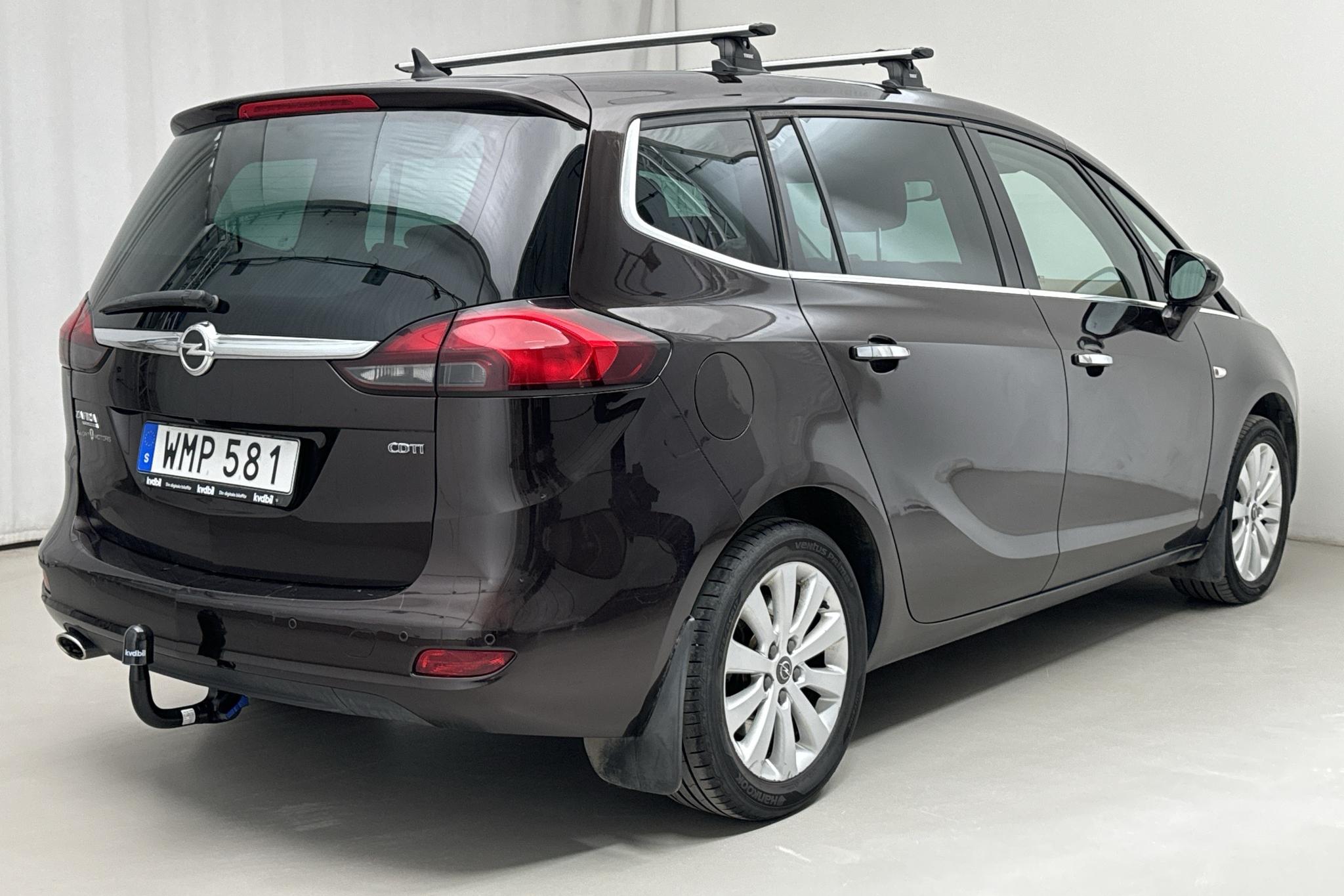 Opel Zafira Tourer 2.0 ECOTEC (165hk) - 132 040 km - Automatyczna - brązowy - 2014