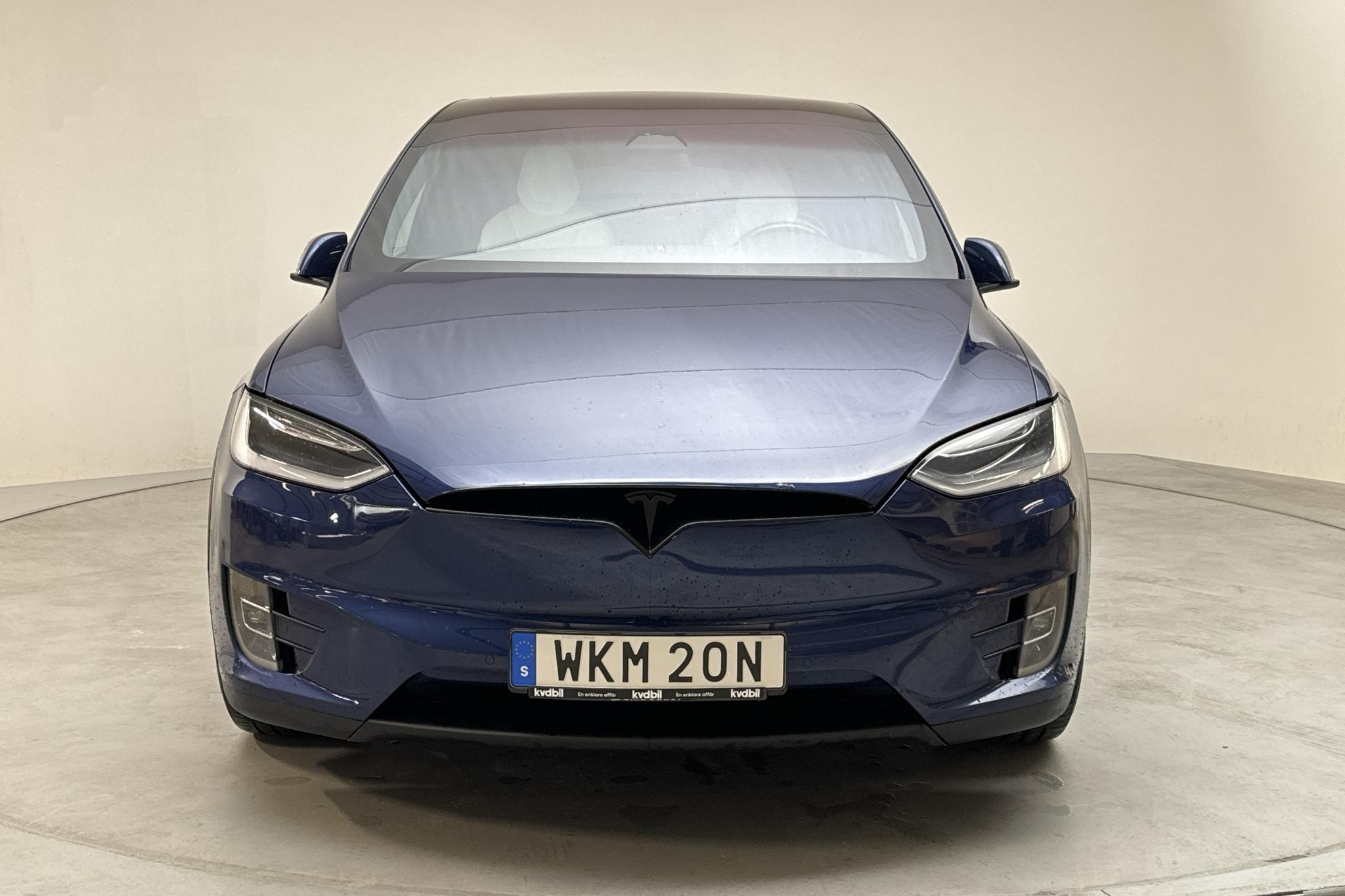 Tesla Model X 75D - 9 499 mil - Automat - blå - 2017
