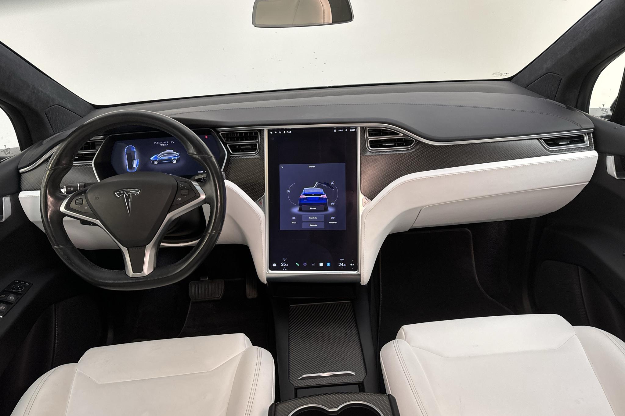 Tesla Model X 75D - 9 499 mil - Automat - blå - 2017
