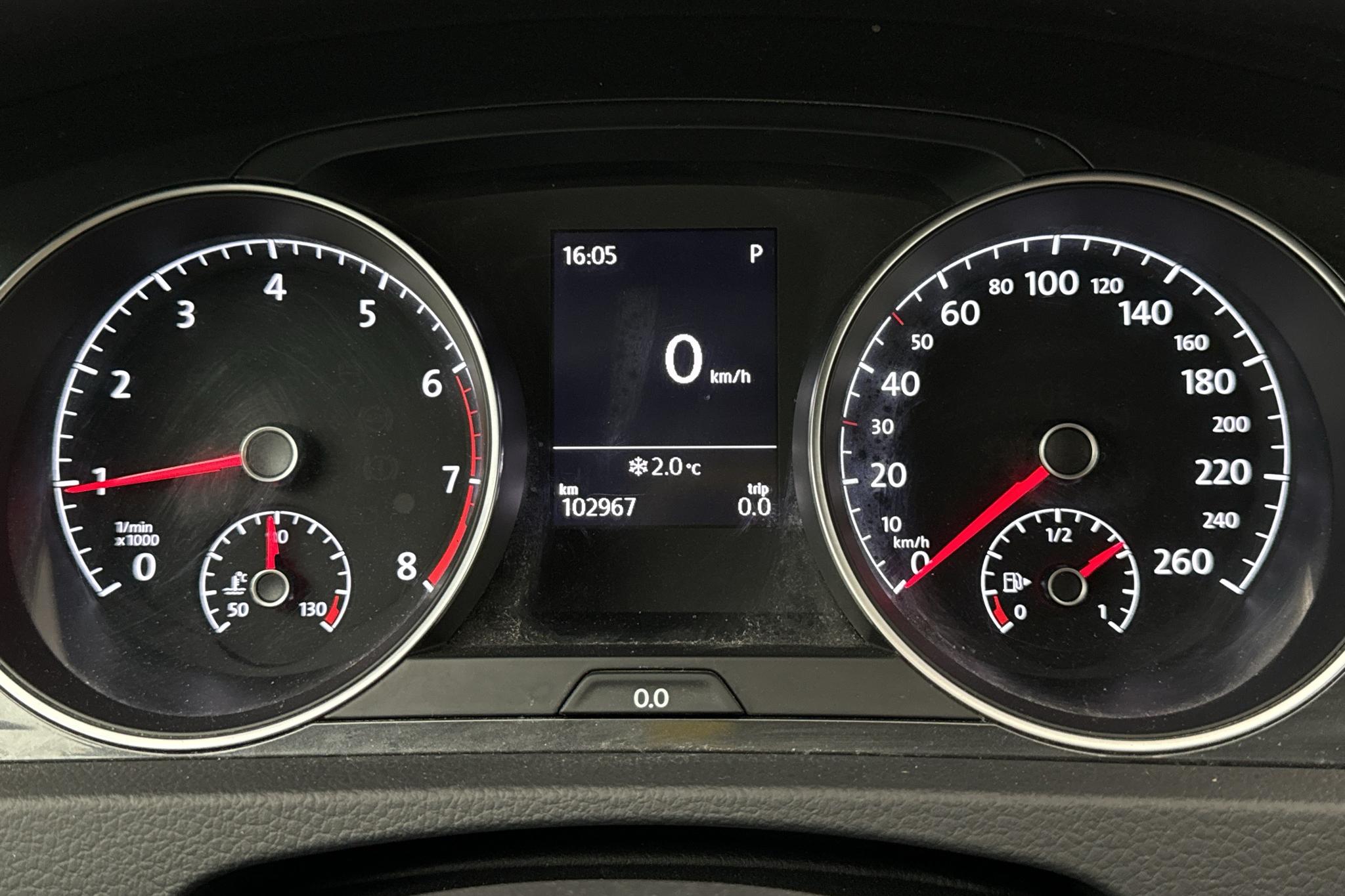 VW Golf VII 1.0 TSI Sportscombi (110hk) - 102 970 km - Automaatne - punane - 2018