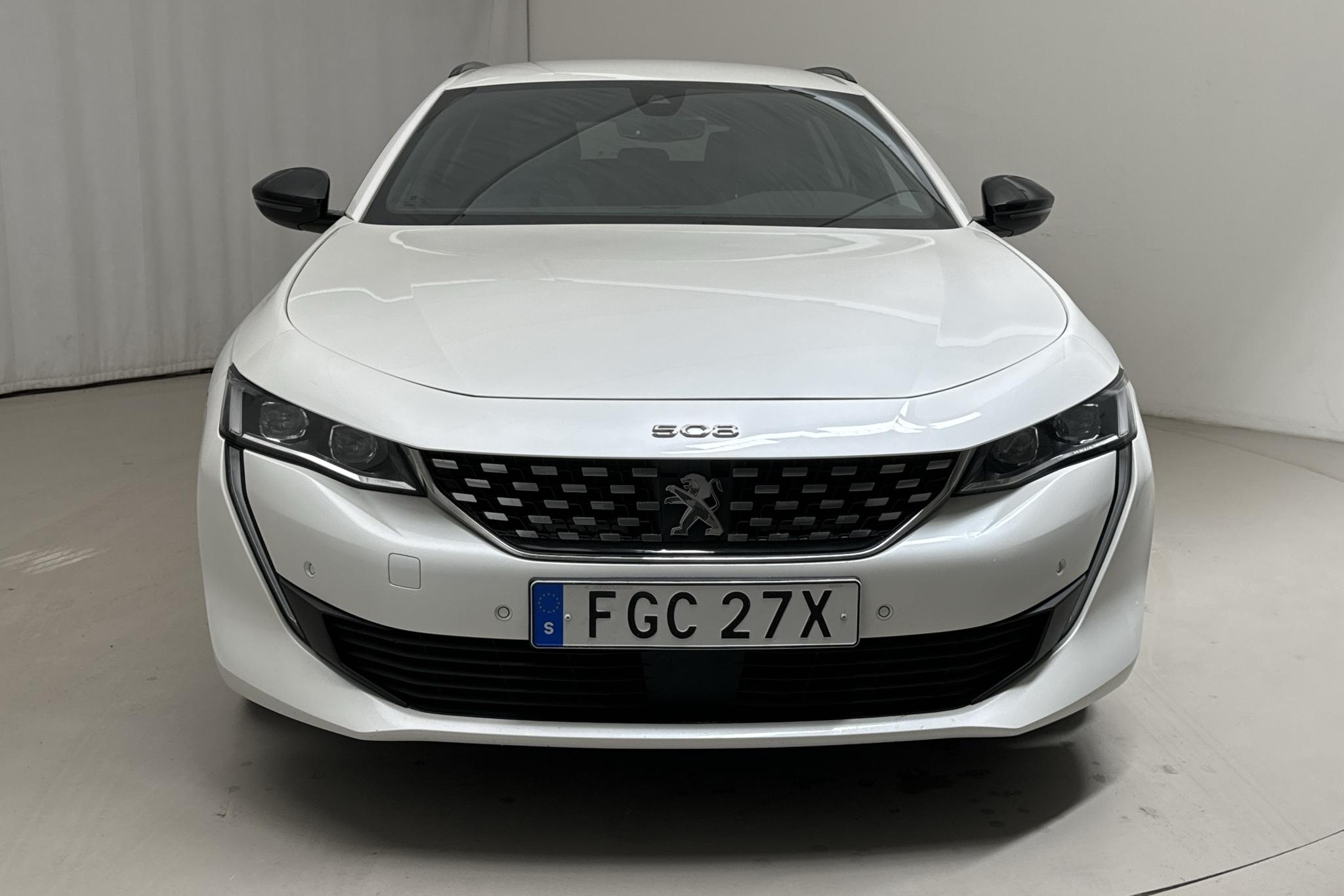 Peugeot 508 1.6 Hybrid SW (225hk) - 70 300 km - Automatyczna - biały - 2020