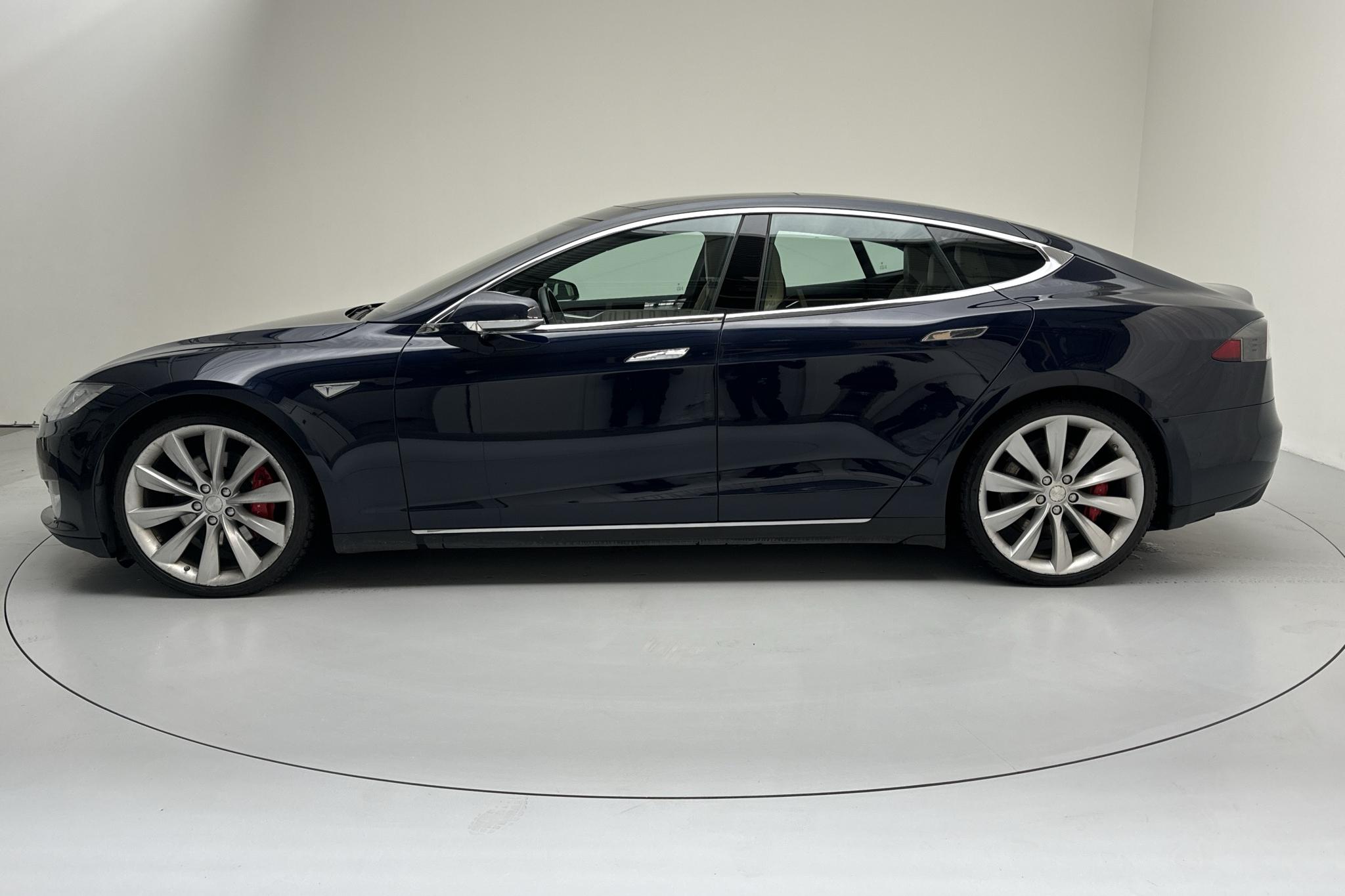 Tesla Model S P85D - 183 610 km - Automatic - blue - 2015