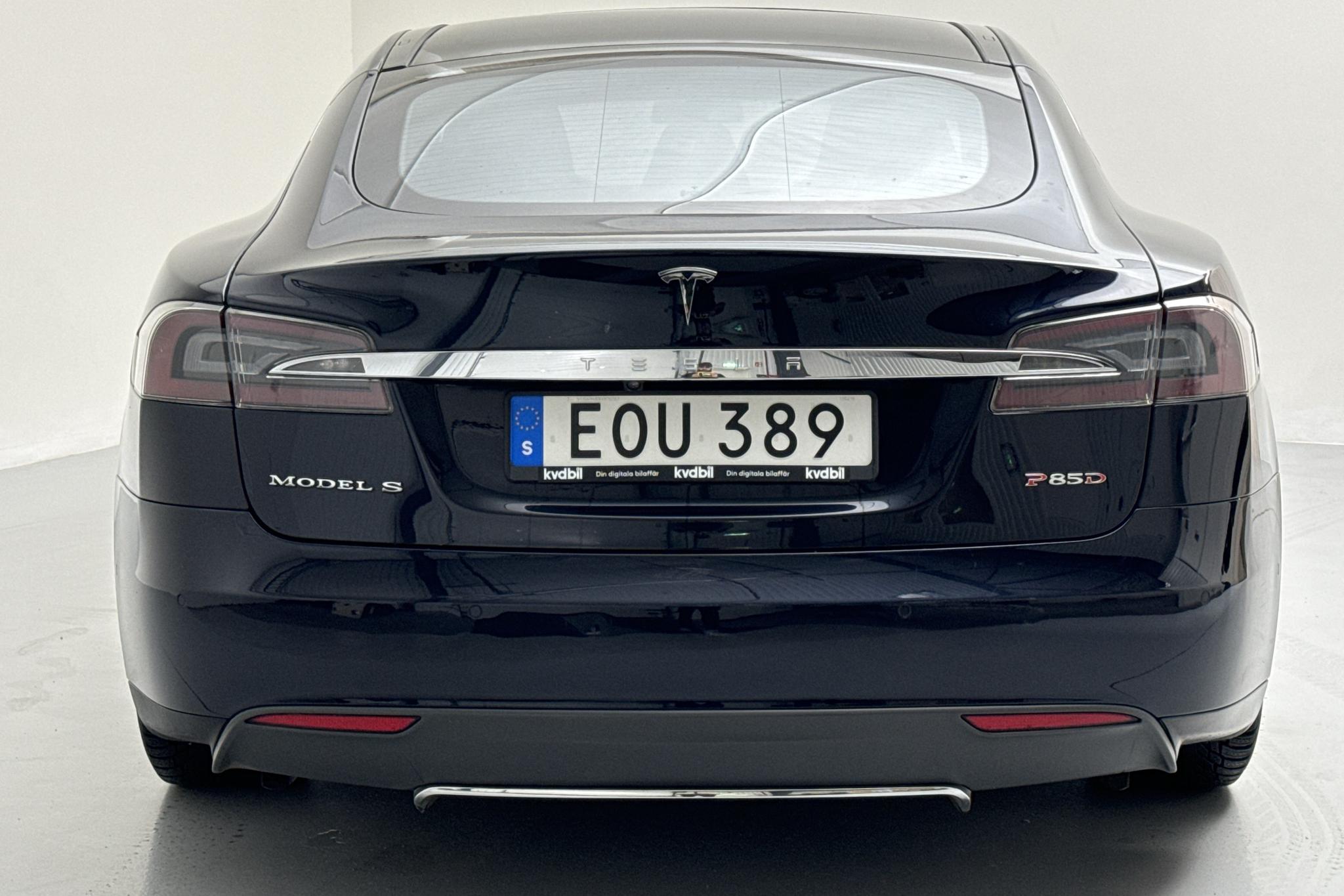 Tesla Model S P85D - 18 361 mil - Automat - blå - 2015