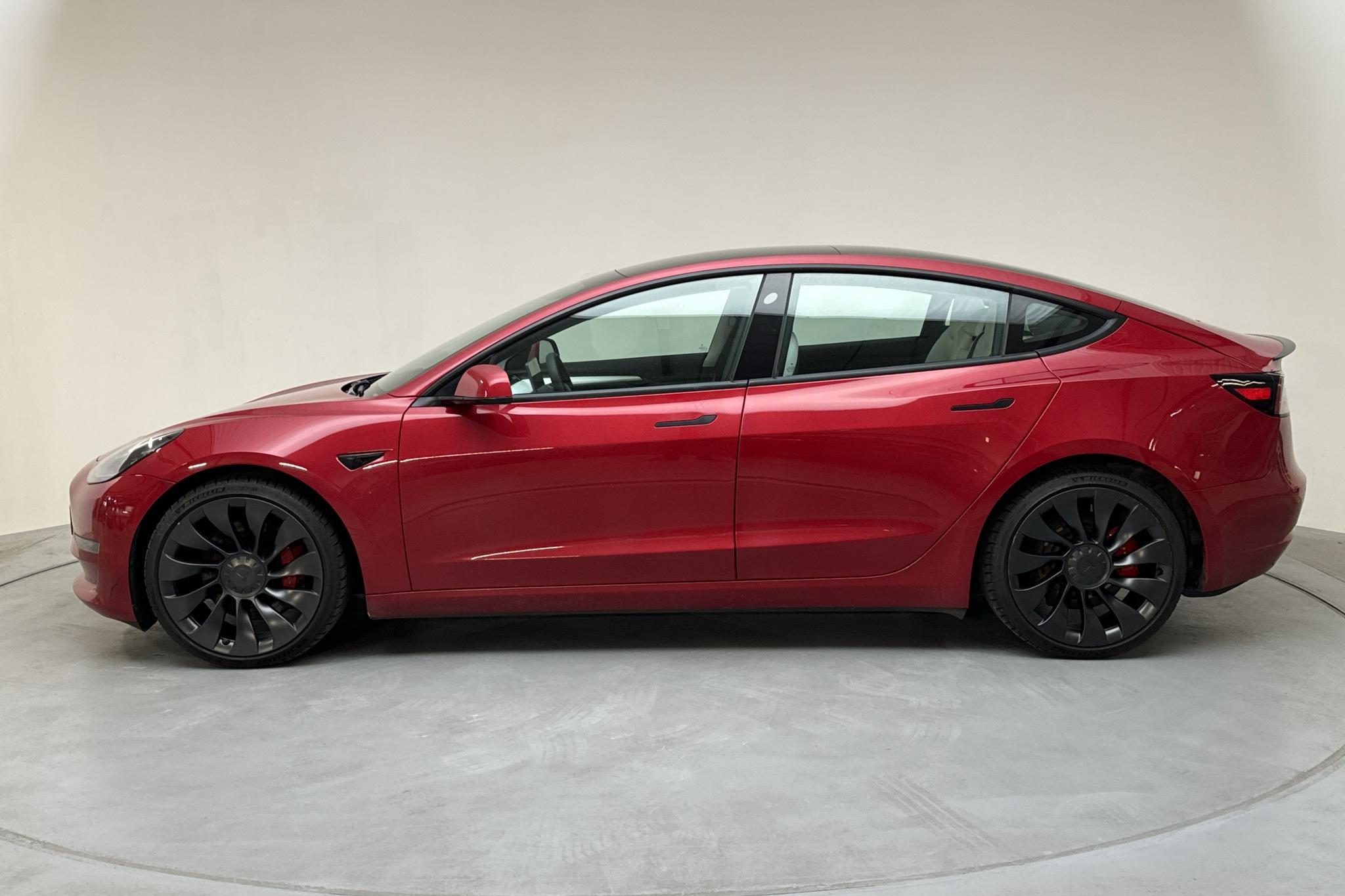 Tesla Model 3 Performance AWD - 79 570 km - Automatyczna - czerwony - 2021
