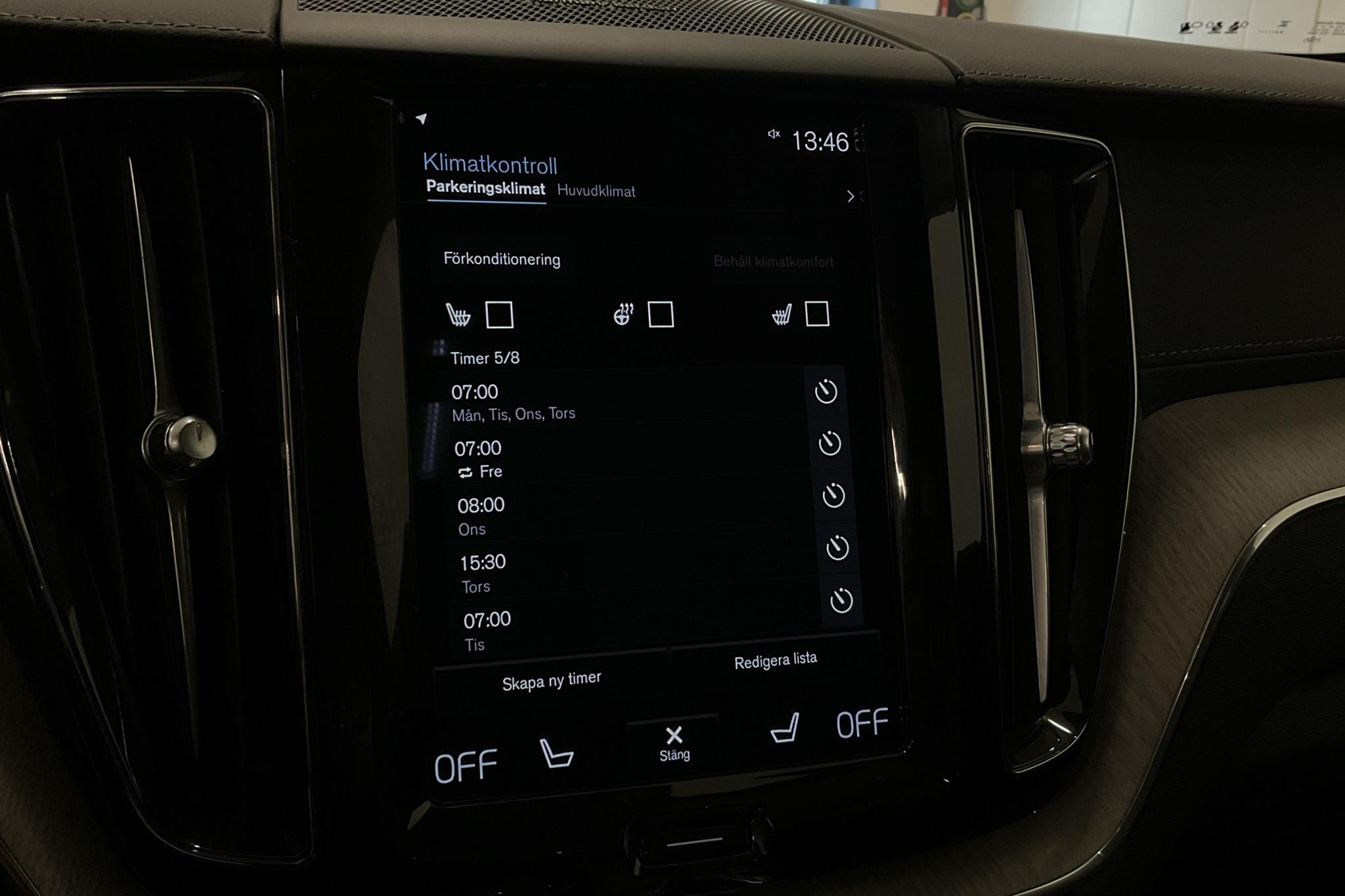 Volvo XC60 T6 AWD Recharge (340hk) - 65 790 km - Automatyczna - czarny - 2021