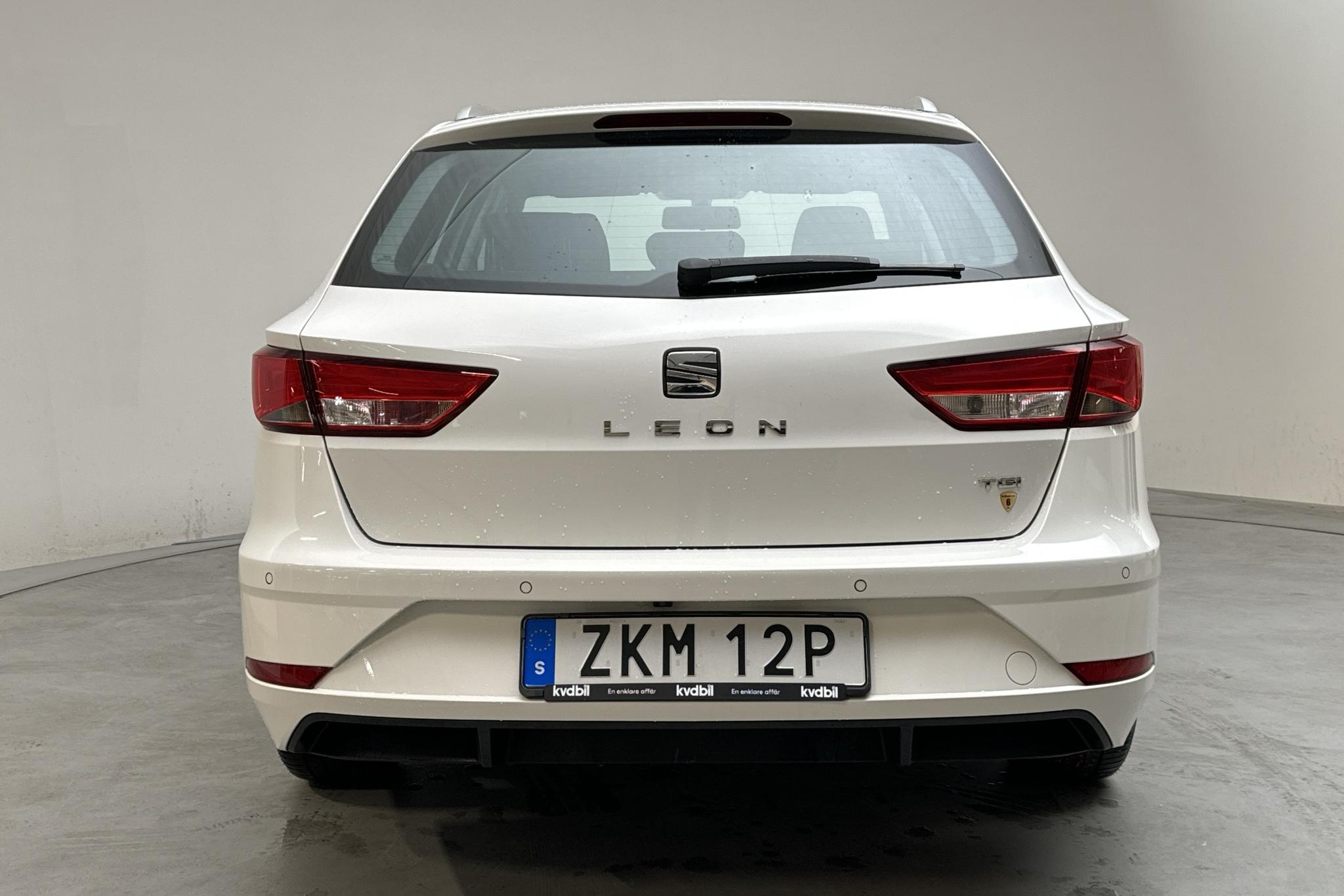 Seat Leon 1.5 TGI ST (130hk) - 21 440 km - Automatic - white - 2020