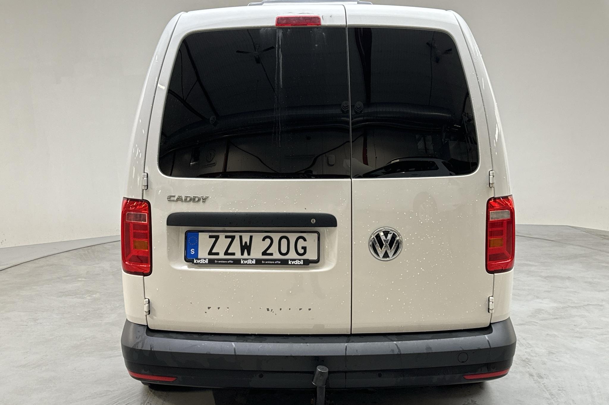 VW Caddy 1.4 TGI Maxi Skåp (110hk) - 9 433 mil - Automat - vit - 2019