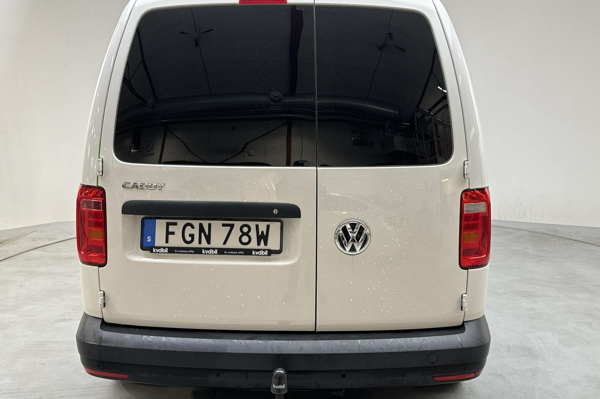 VW Caddy 1.4 TGI Maxi Skåp (110hk) - 8 931 mil - Automat - vit - 2019