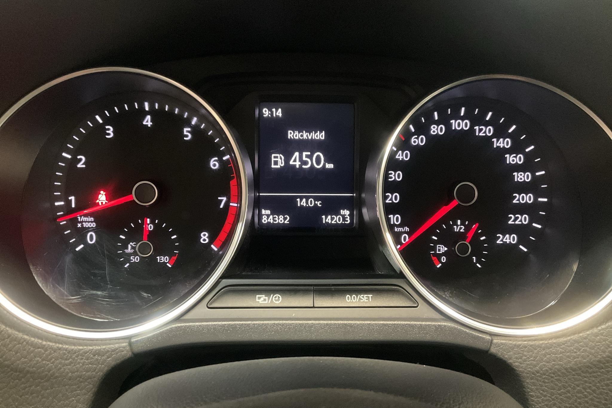 VW Polo 1.2 TSI 5dr (90hk) - 8 438 mil - Manuell - vit - 2016