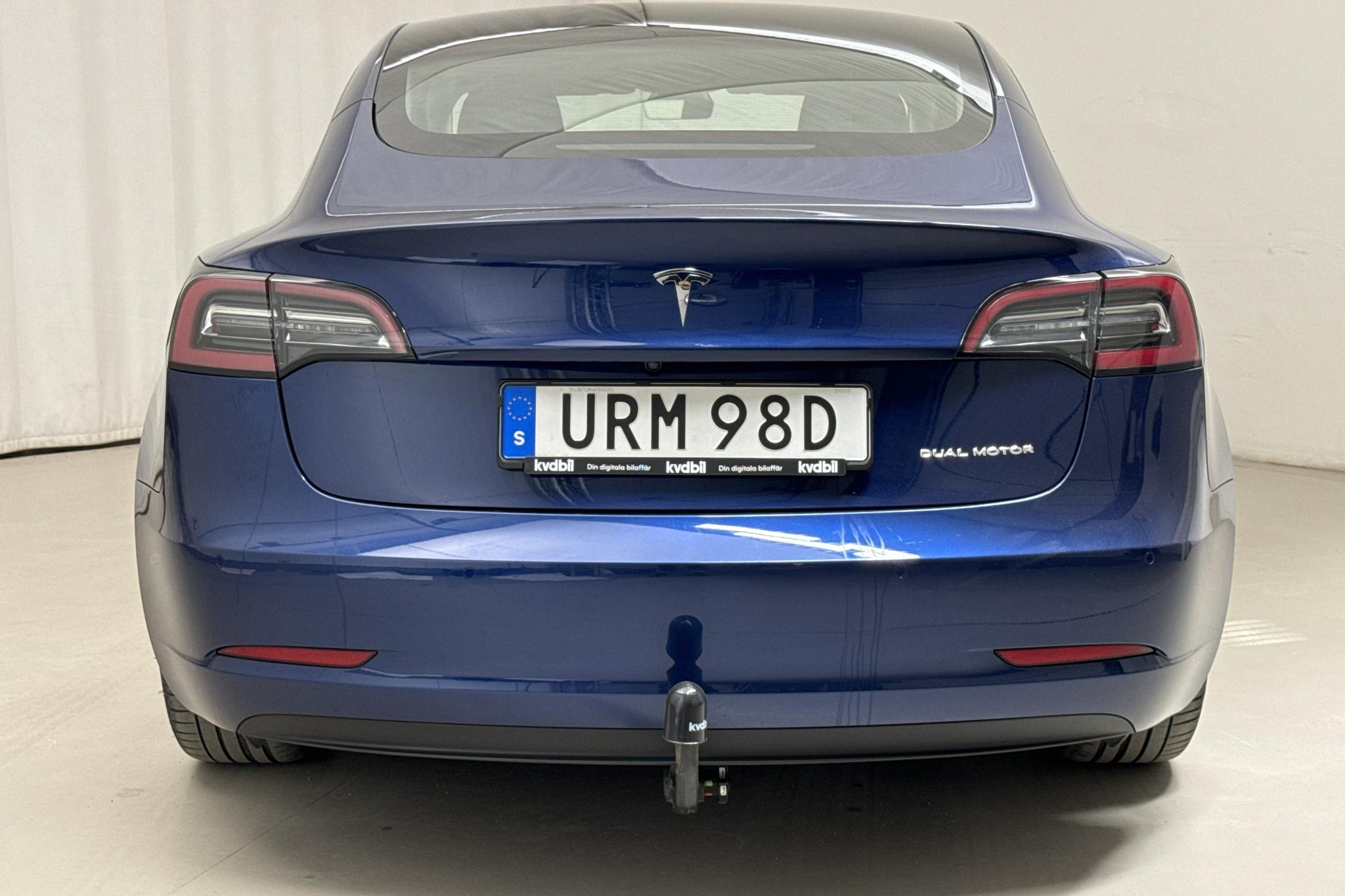 Tesla Model 3 Long Range Dual Motor AWD - 5 761 mil - Automat - blå - 2021