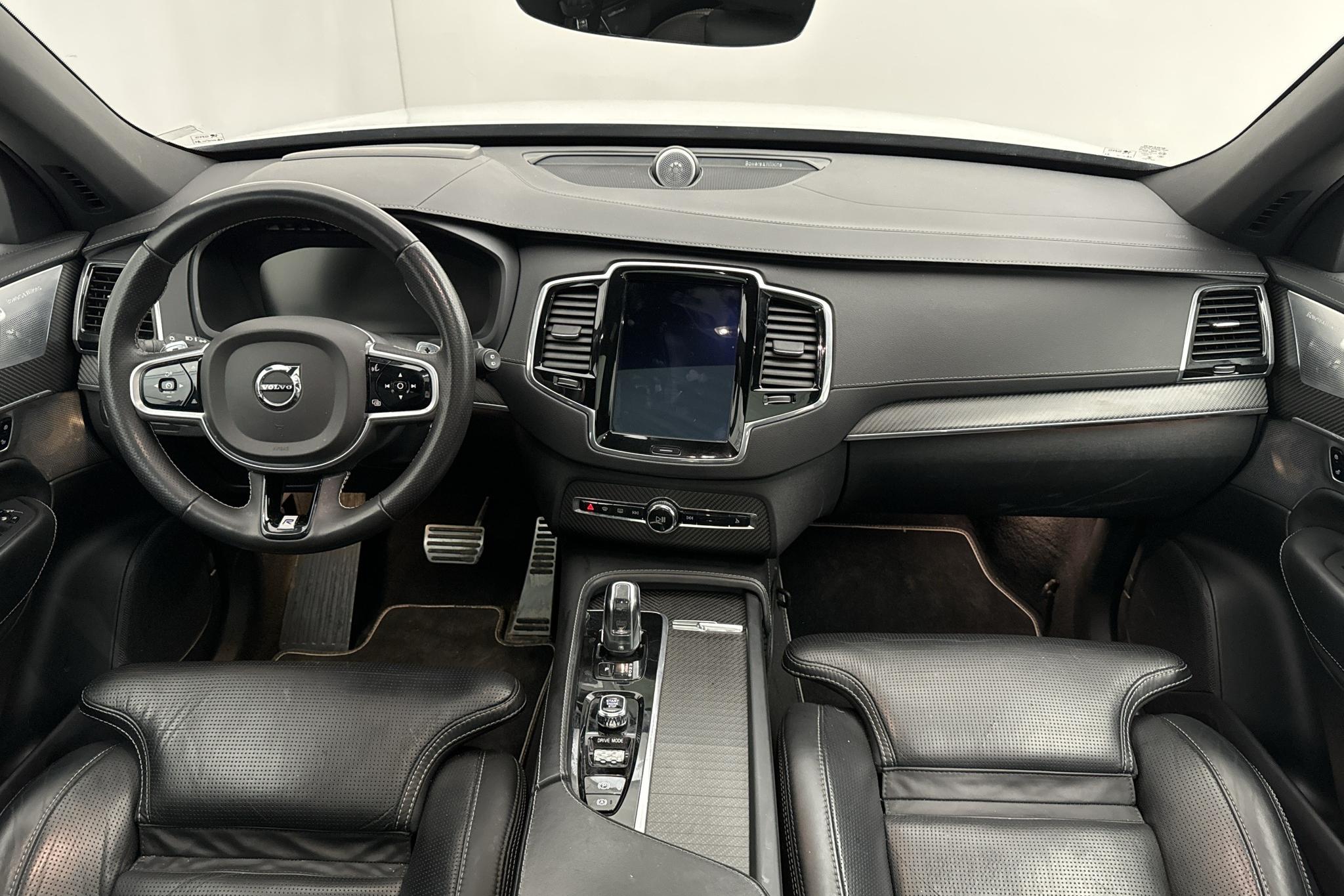 Volvo XC90 T8 AWD Recharge (390hk) - 152 840 km - Automatyczna - biały - 2019