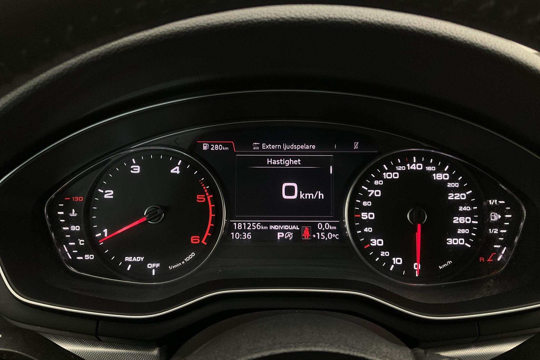 Audi A4 Avant 40 TDI quattro (190hk) - 181 260 km - Automaatne - hõbe - 2019