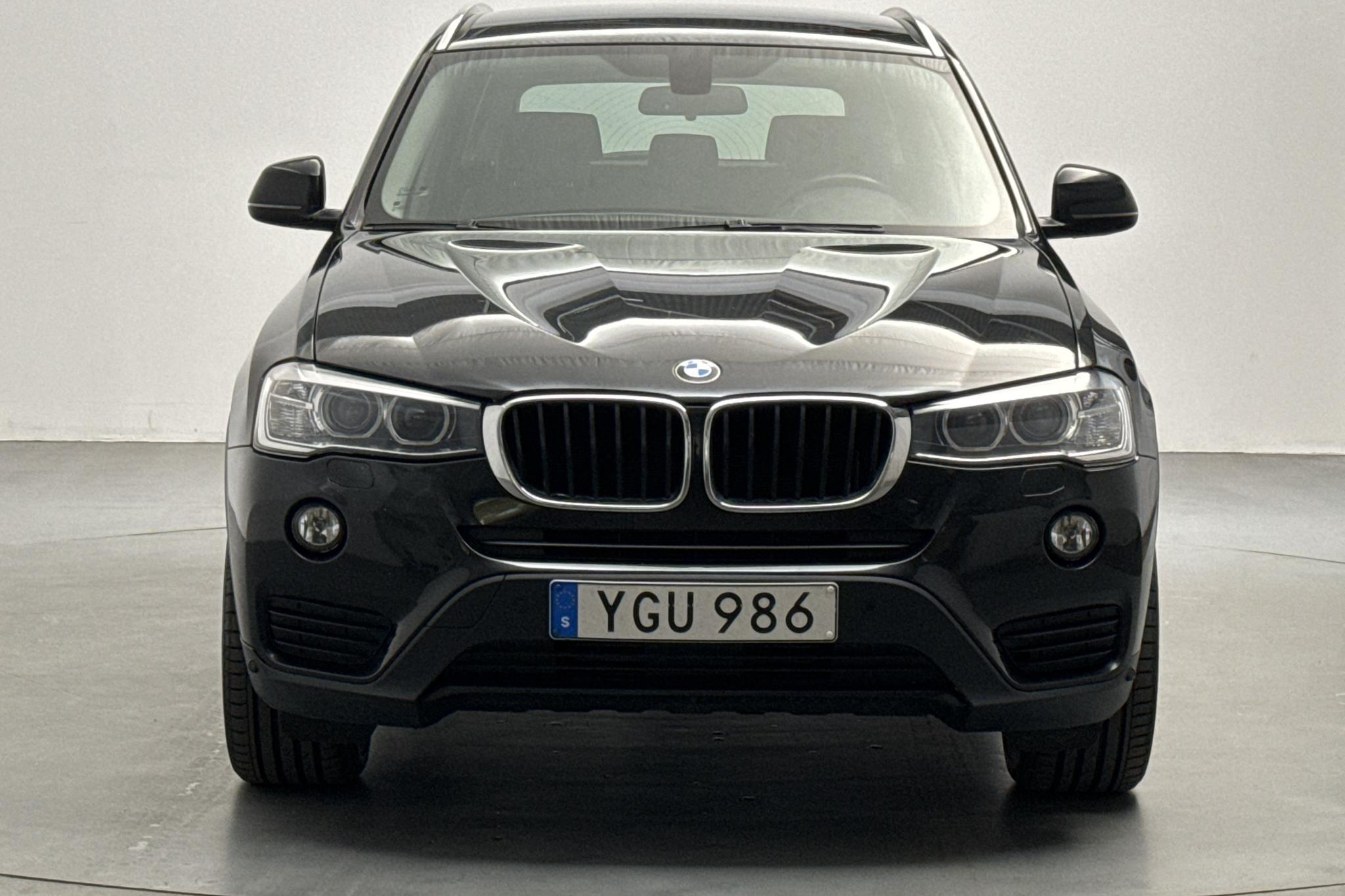 BMW X3 xDrive20d, F25 (190hk) - 146 390 km - Automaattinen - musta - 2017