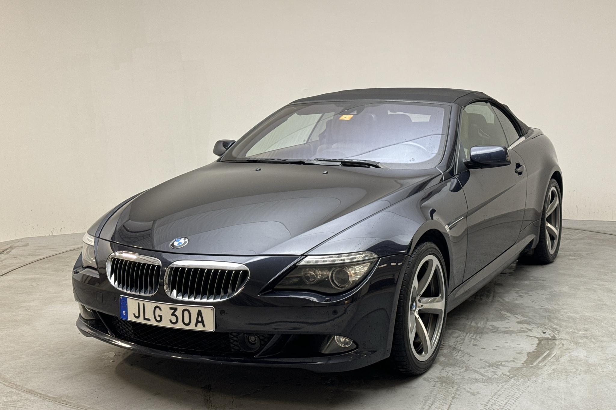 BMW 650i Cabriolet, E63 (367hk) - 9 128 mil - Automat - Dark Blue - 2009