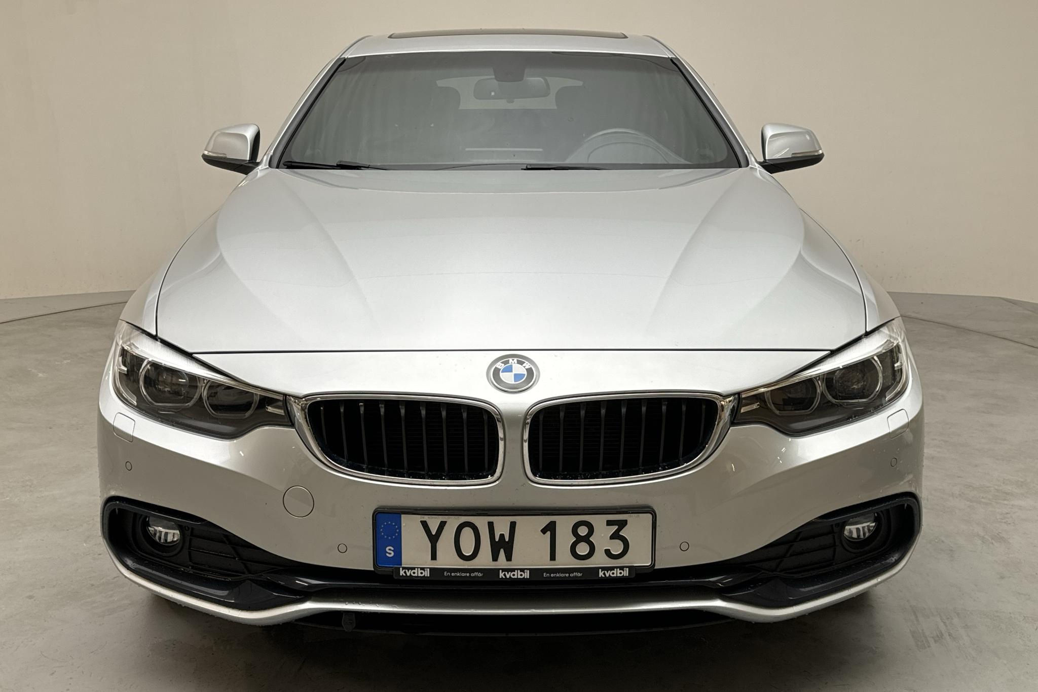 BMW 420d xDrive Gran Coupé, F36 (190hk) - 91 950 km - Automatyczna - srebro - 2018
