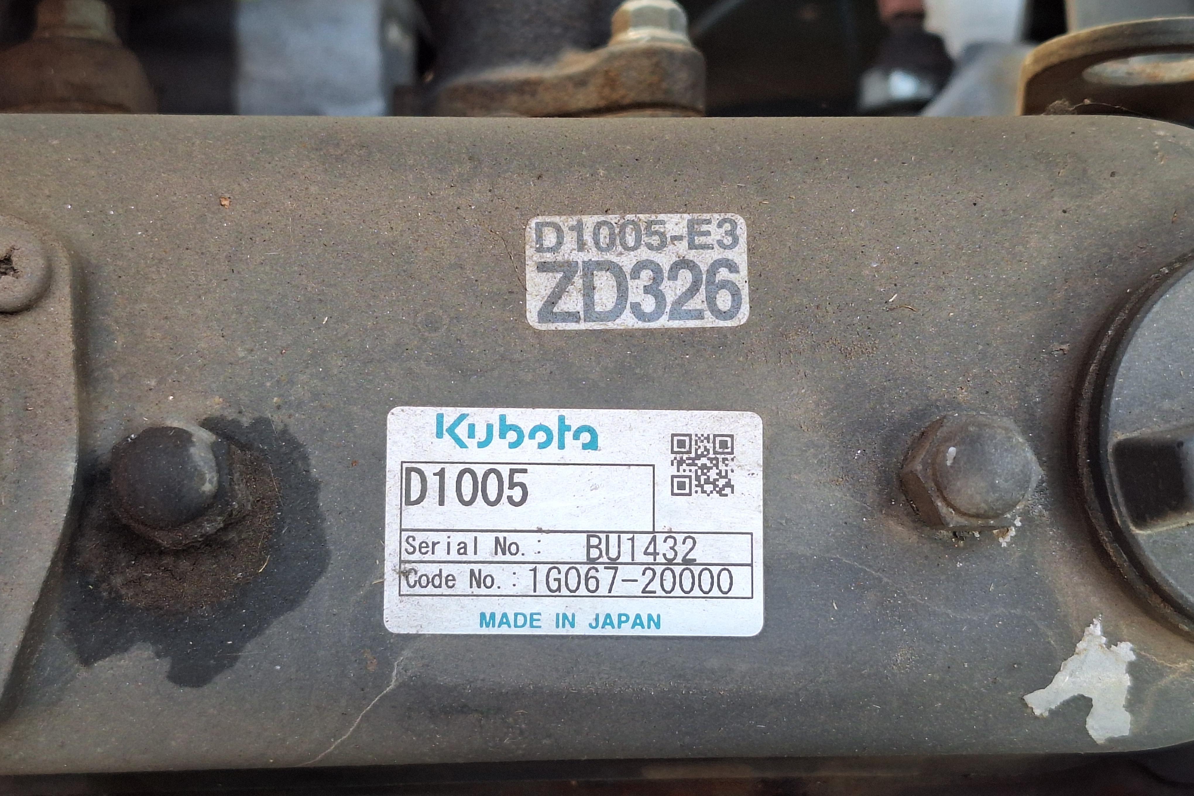 Kubota ZD326 Åkgräsklippare -  - 2012
