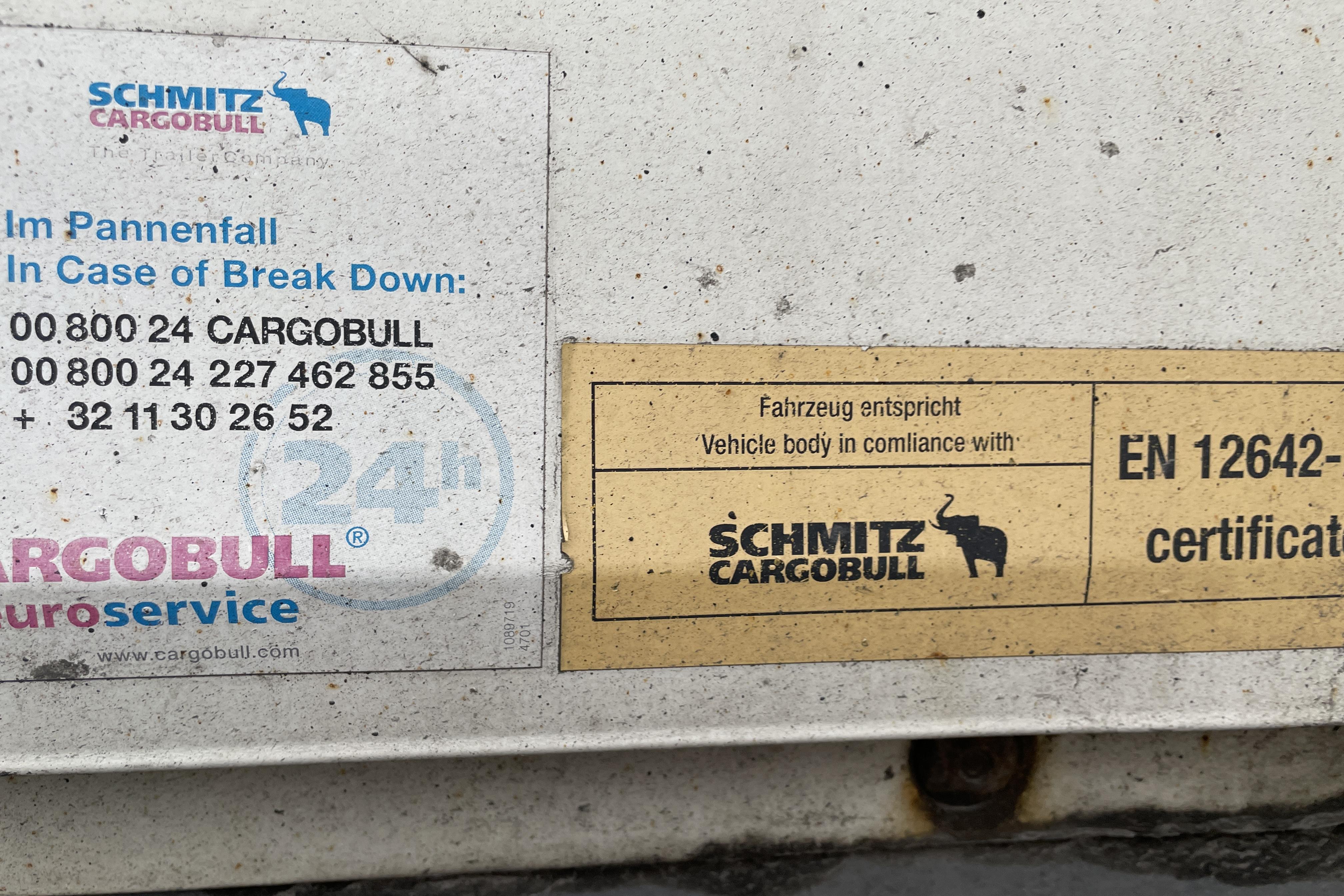 SCHMITZ CARGOBULL SCBS3B - 0 km - vit - 2014