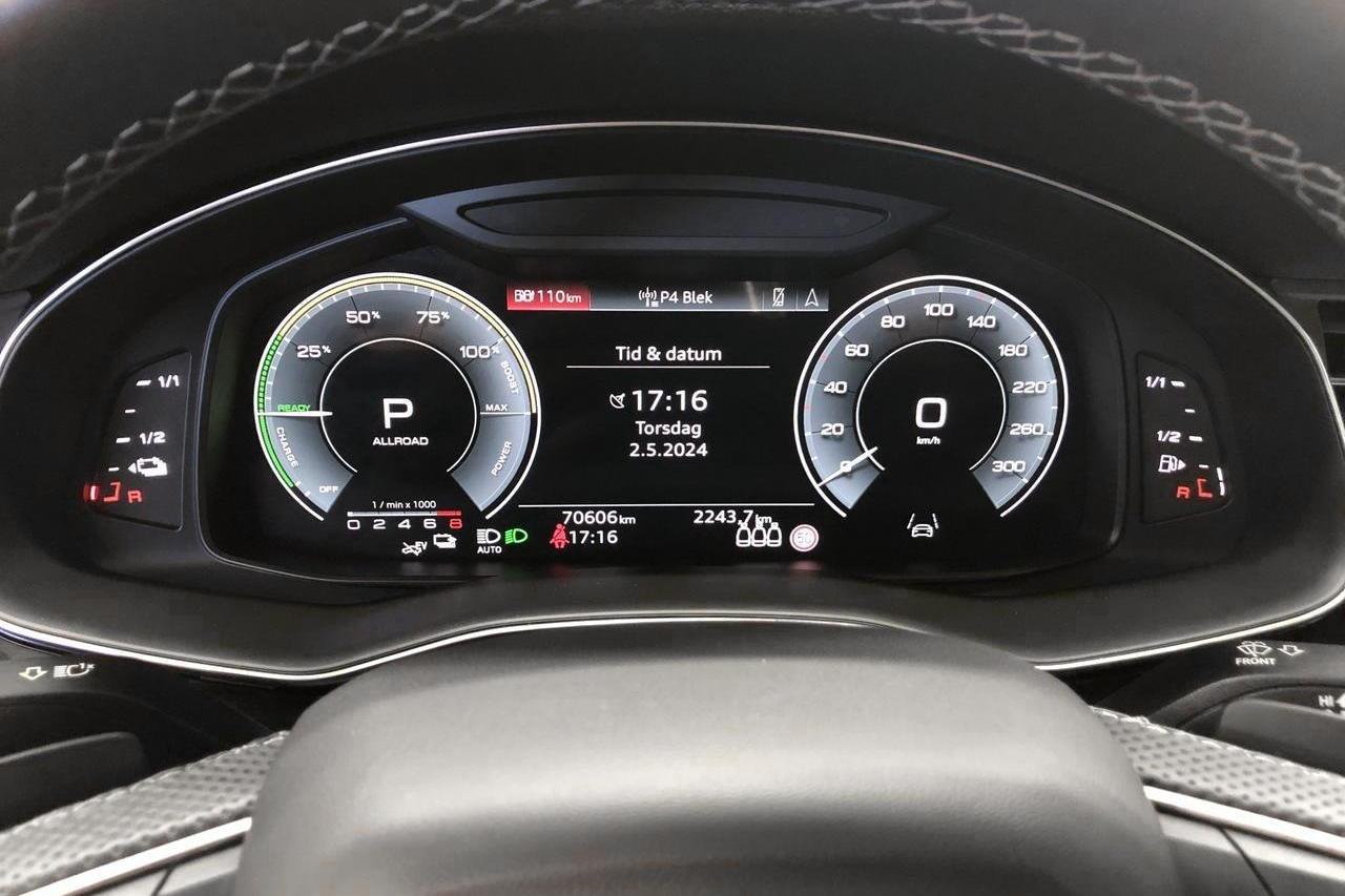 Audi Q7 60 TFSI e quattro (456hk) - 70 600 km - Automatyczna - szary - 2021