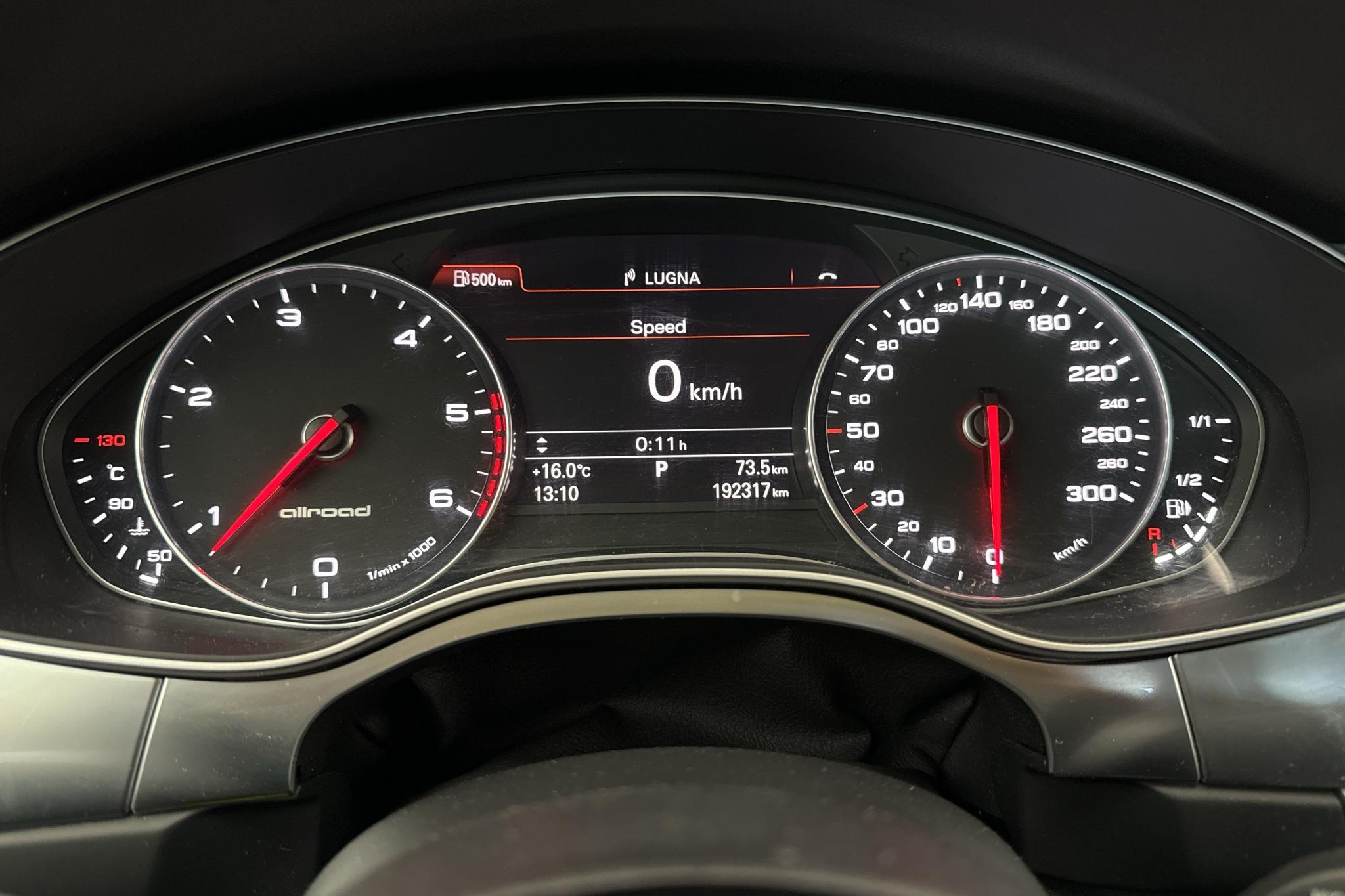Audi A6 Allroad 3.0 TDI quattro (204hk) - 192 320 km - Automaattinen - musta - 2014