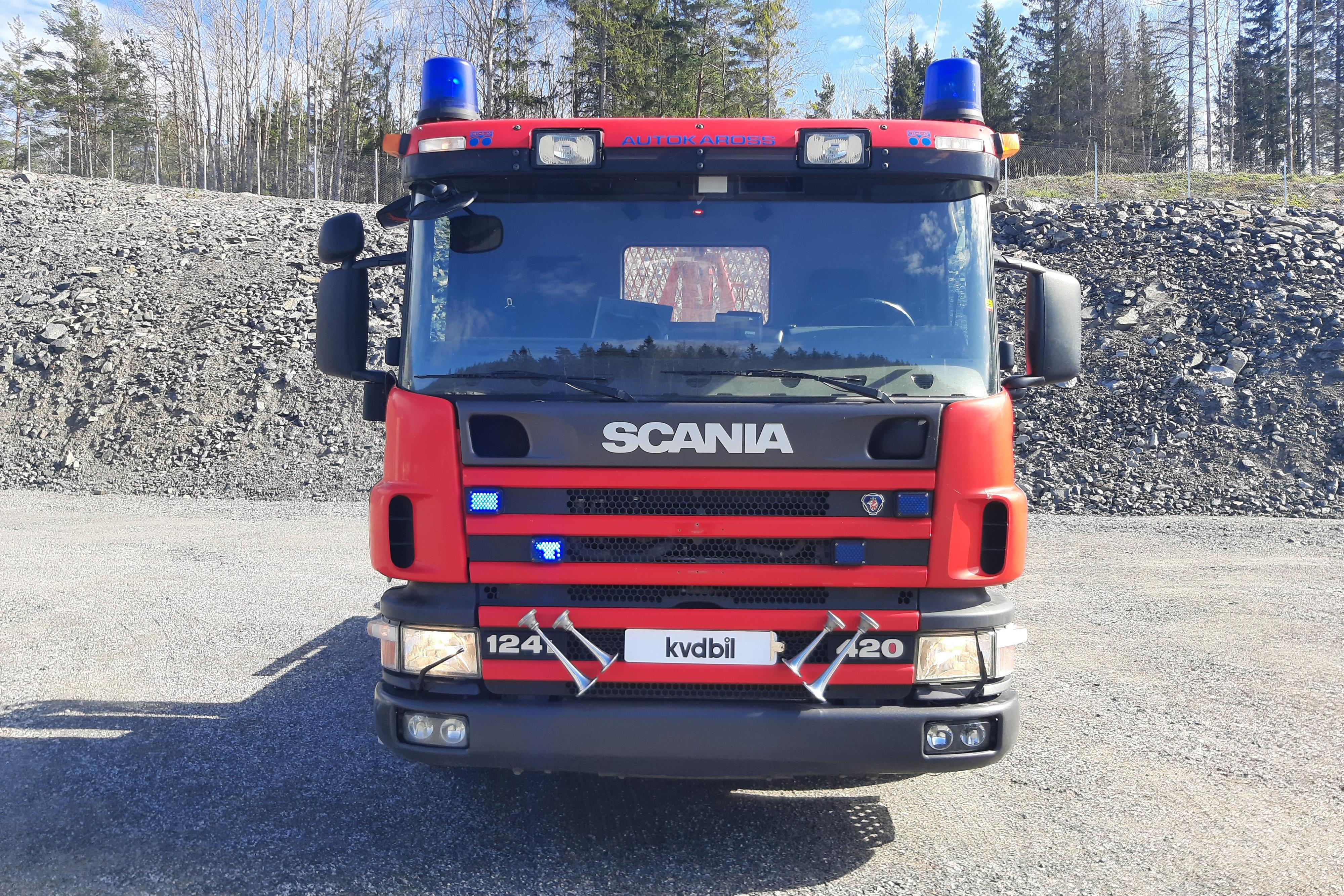 Scania P124LB 420 (lastväxlare) - 71 536 km - Automatic - 2004