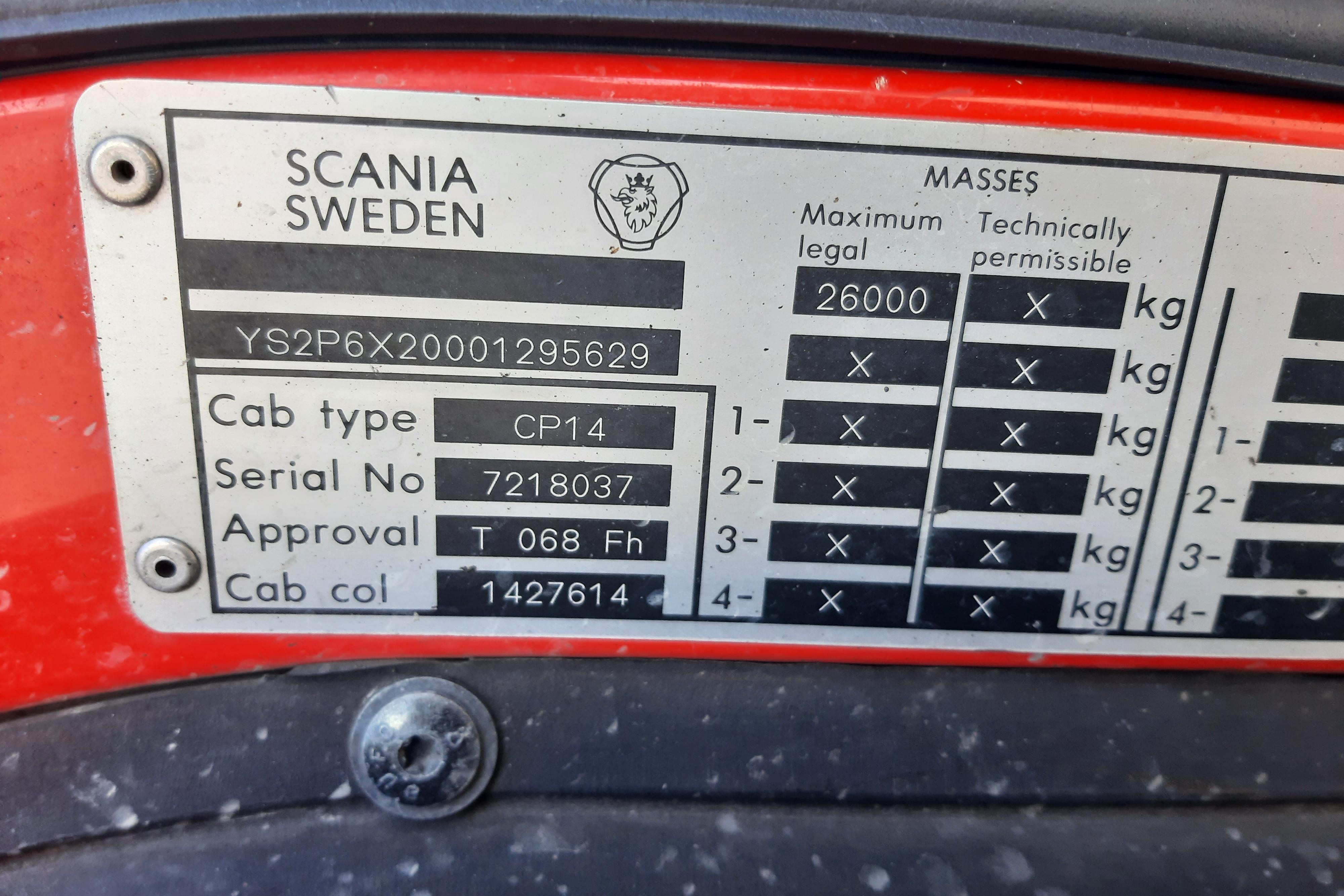 Scania P124LB 420 (lastväxlare) - 71 536 km - Automat - 2004
