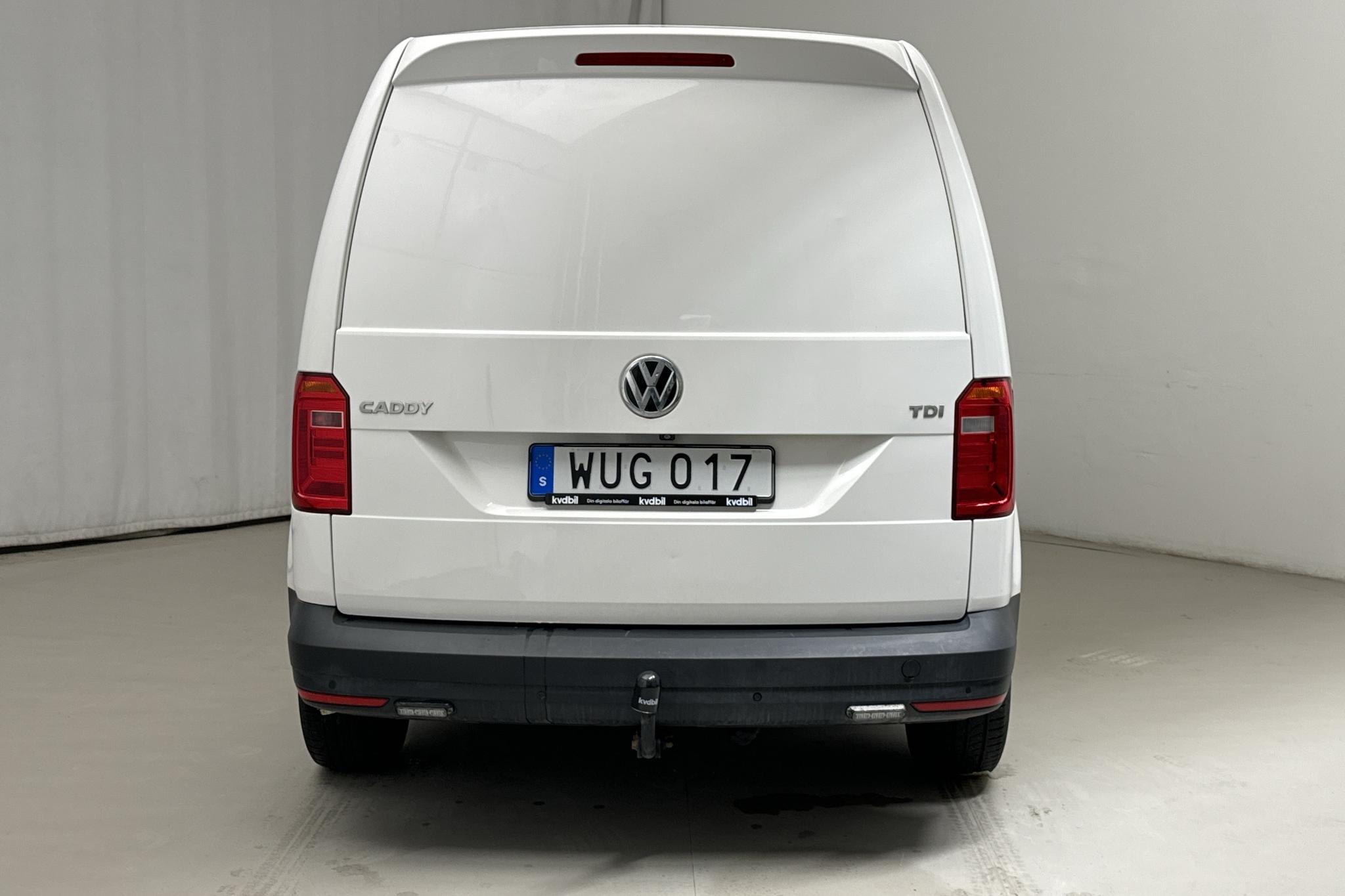 VW Caddy 2.0 TDI (102hk) - 9 383 mil - Automat - vit - 2018