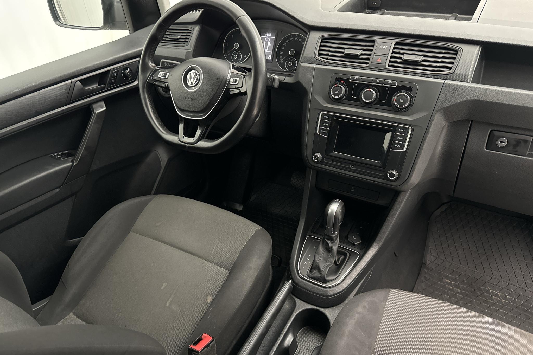 VW Caddy 2.0 TDI (102hk) - 93 830 km - Automatic - white - 2018