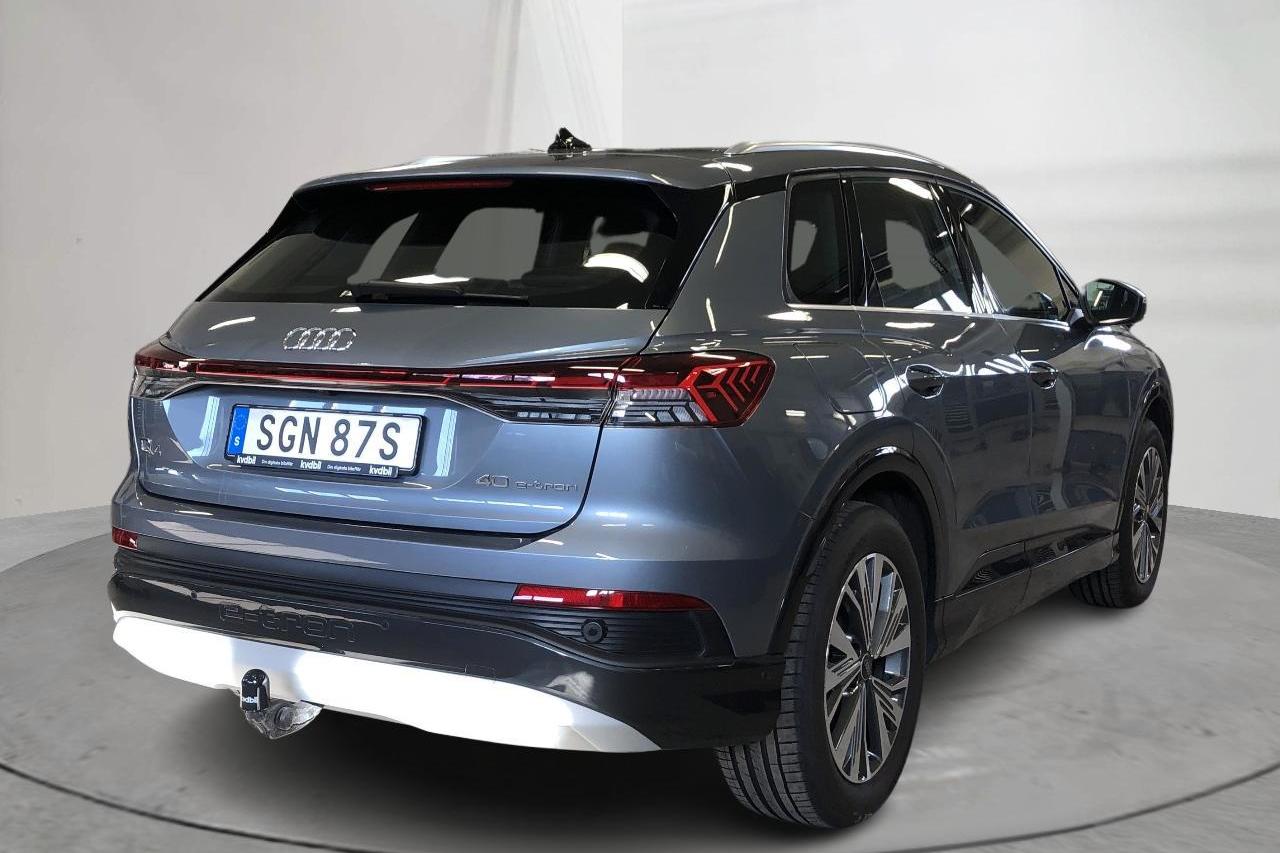 Audi Q4 40 e-tron 77 kWh (204hk) - 13 500 km - Automatic - blue - 2023