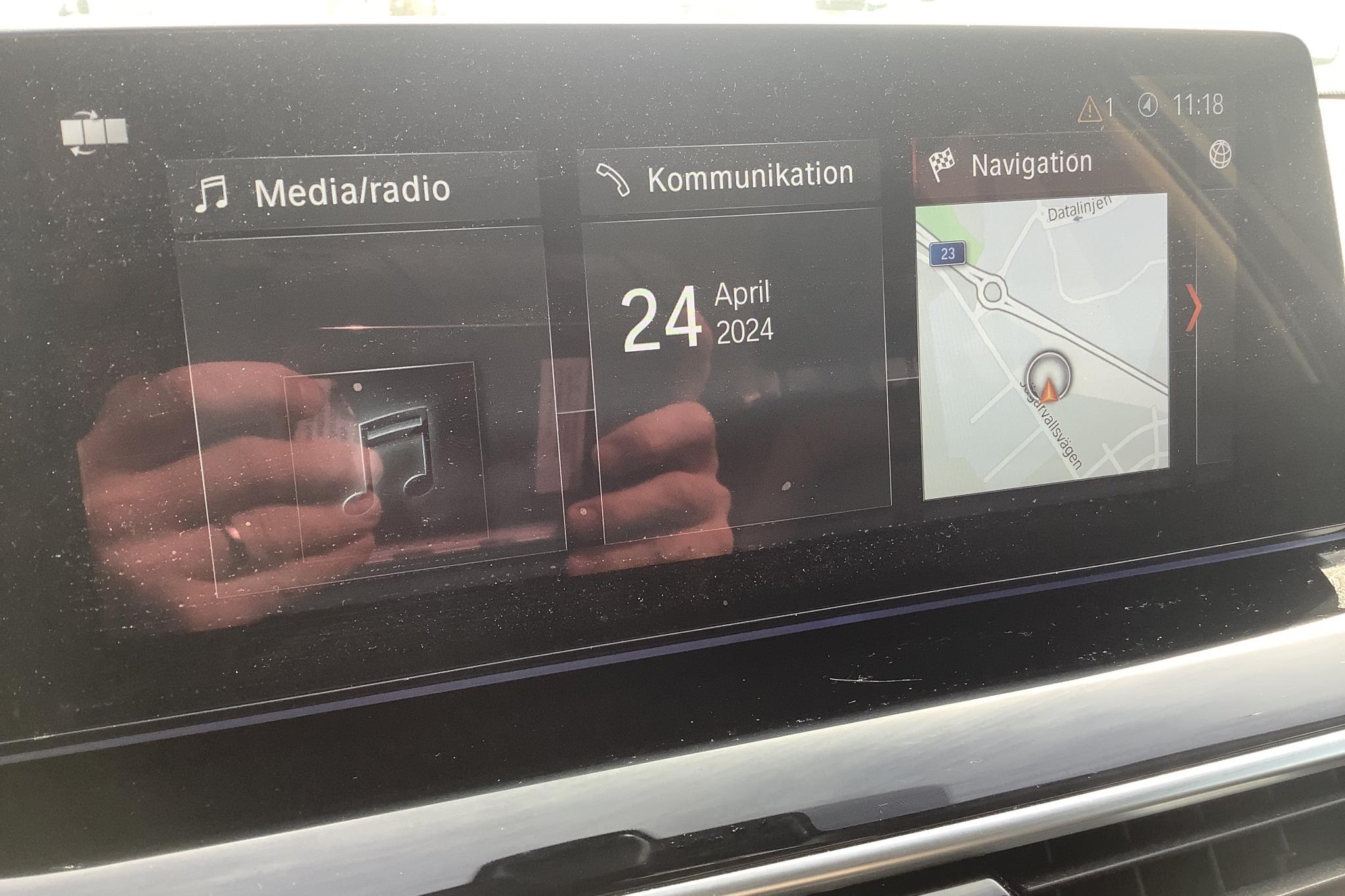 BMW 520d Touring, G31 (190hk) - 124 090 km - Automatic - black - 2018