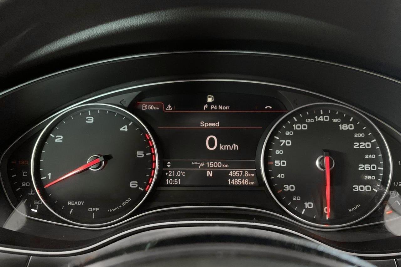 Audi A6 3.0 TDI Avant quattro (218hk) - 14 853 mil - Automat - vit - 2015