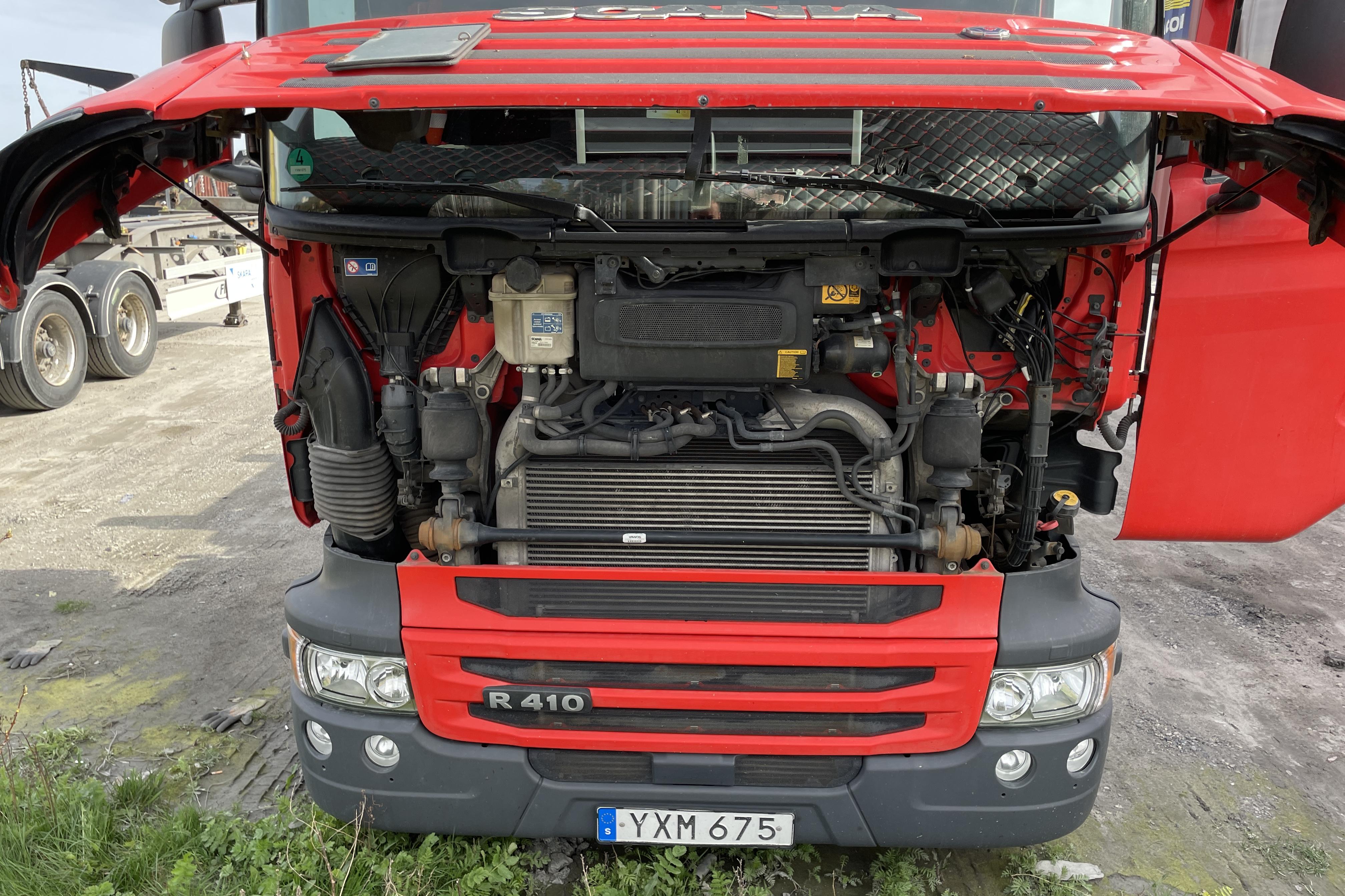 Scania R410 - 564 816 km - Automaattinen - punainen - 2017