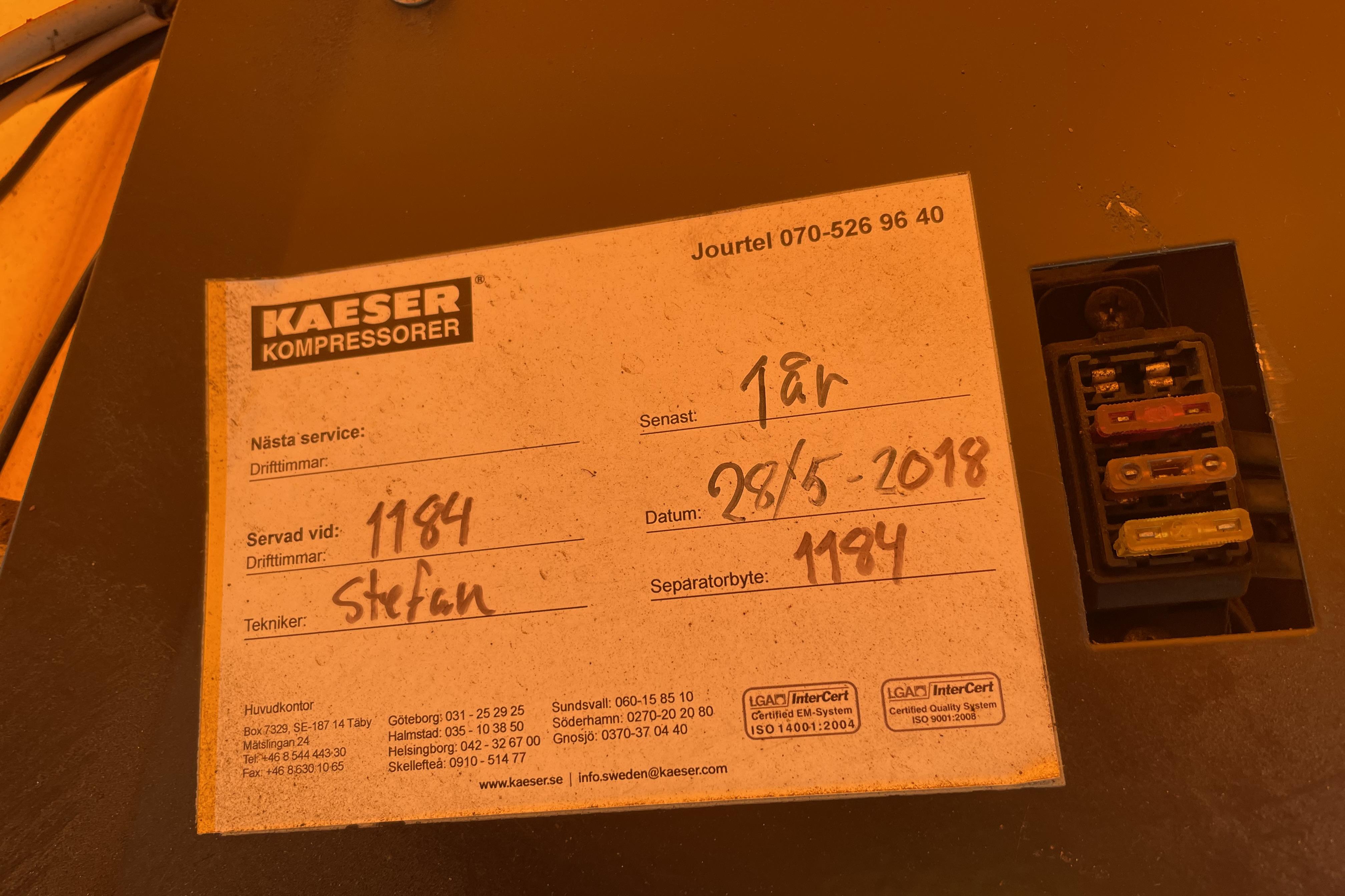 Kaeser M 26 - 1 295 km - yellow - 2007