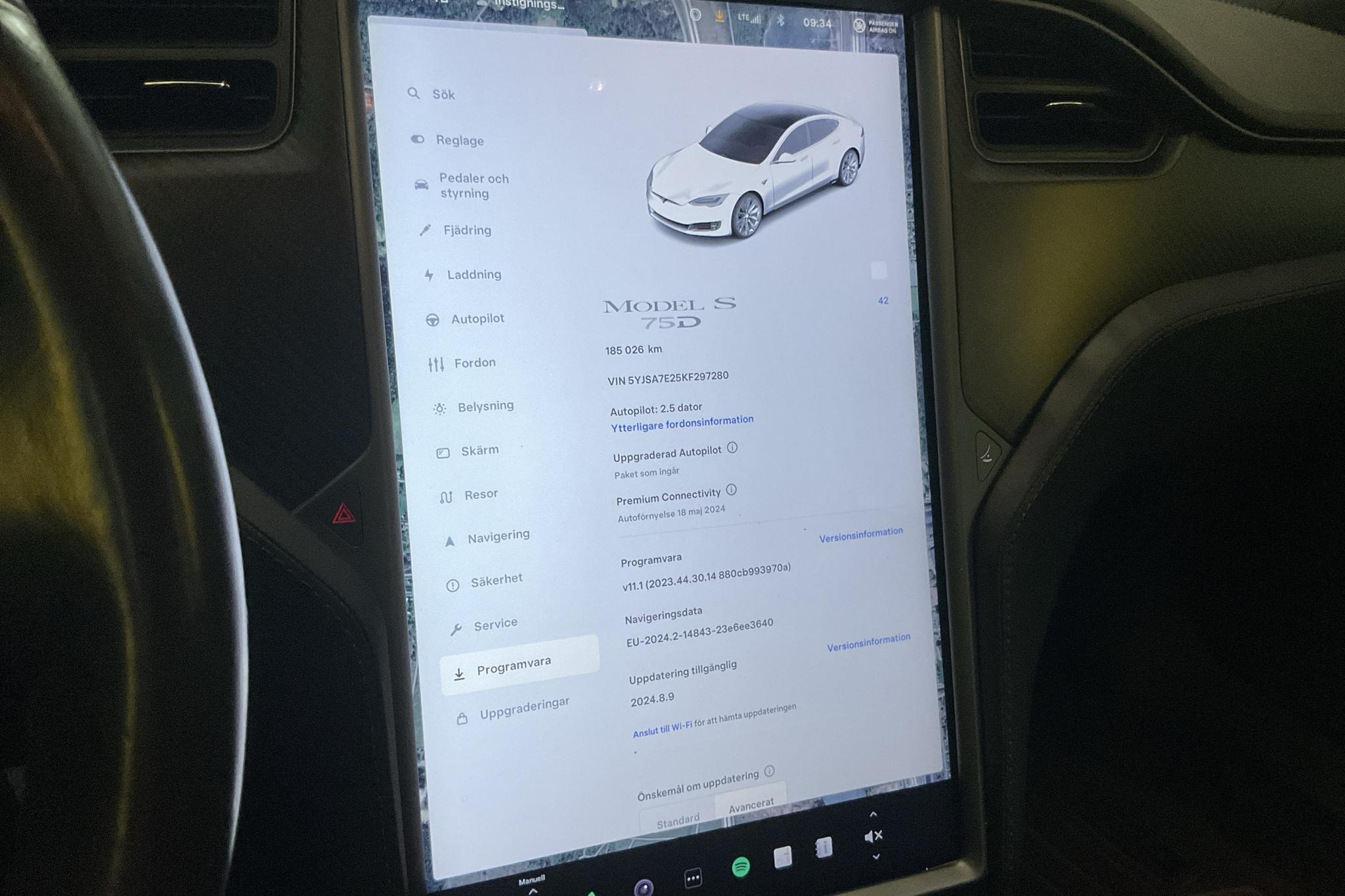 Tesla Model S 75D - 185 020 km - Automaatne - valge - 2019
