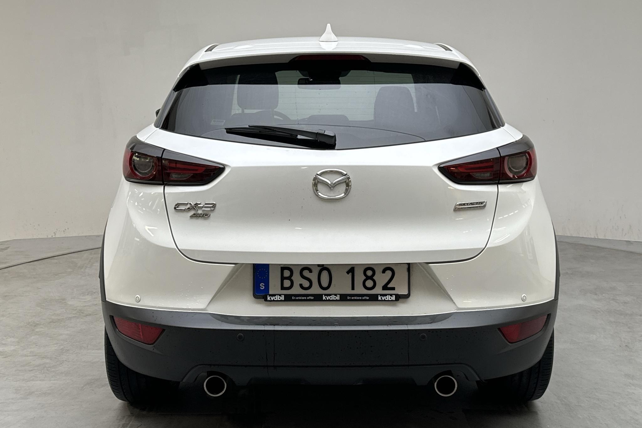 Mazda CX-3 2.0 AWD (150hk) - 11 399 mil - Automat - vit - 2019