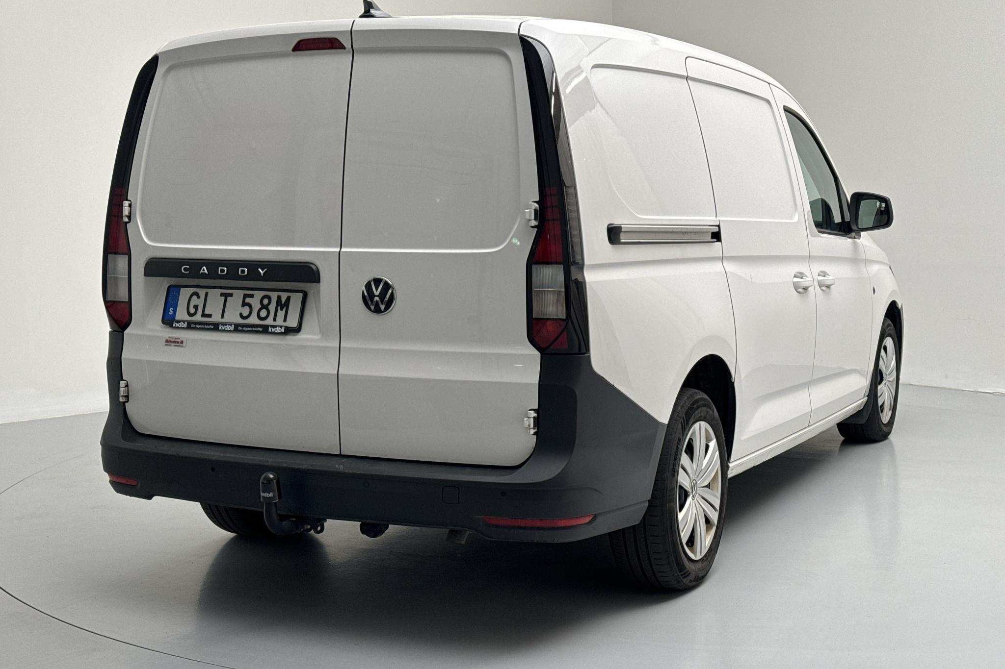 VW Caddy Cargo Maxi 2.0 TDI Skåp (102hk) - 5 773 mil - Manuell - vit - 2021