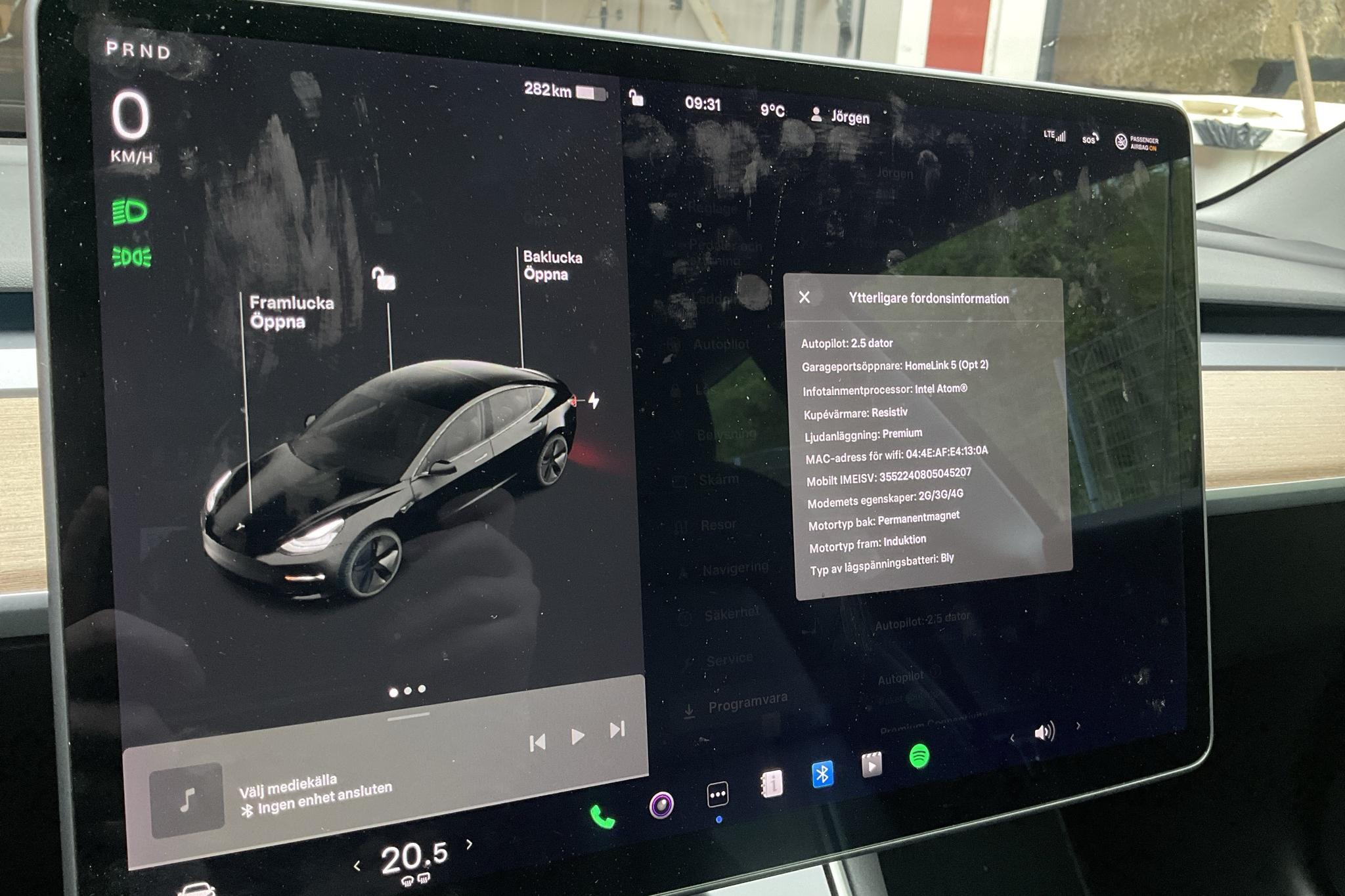 Tesla Model 3 Long Range Dual Motor AWD - 153 550 km - Automatyczna - czarny - 2019