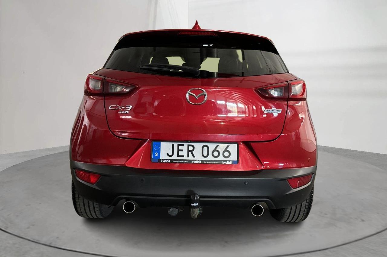 Mazda CX-3 2.0 AWD (150hk) - 11 307 mil - Automat - röd - 2016